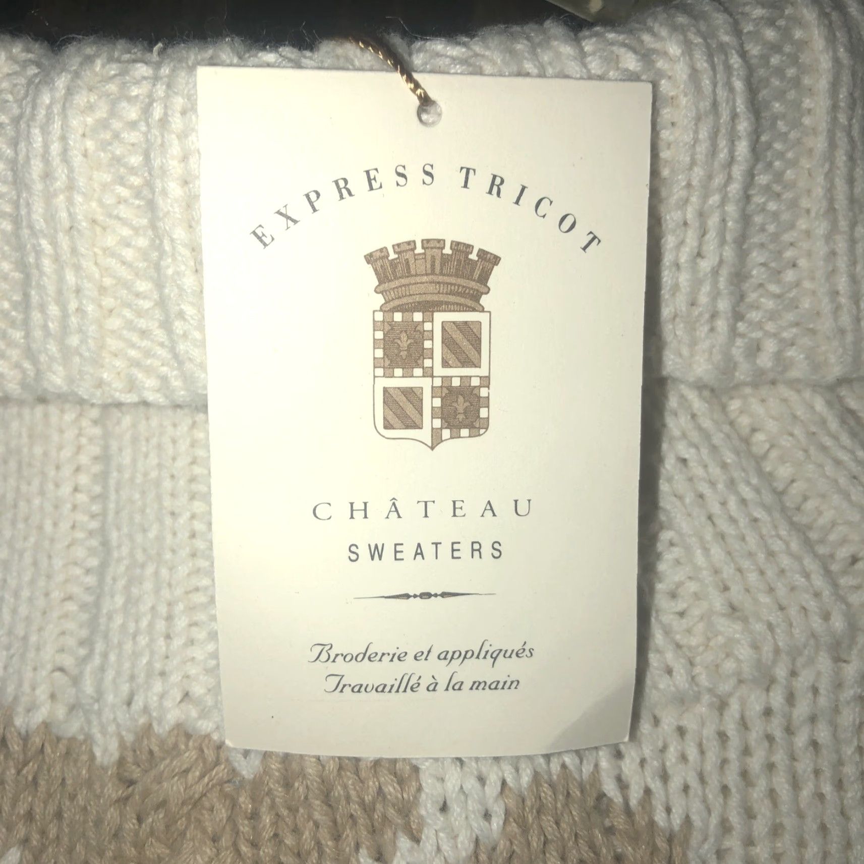 Express NWT Express Tricot Sweater Womens Medium Beige Turtleneck Long Sleeve Pullover Size M Size M / US 6-8 / IT 42-44 - 4 Thumbnail