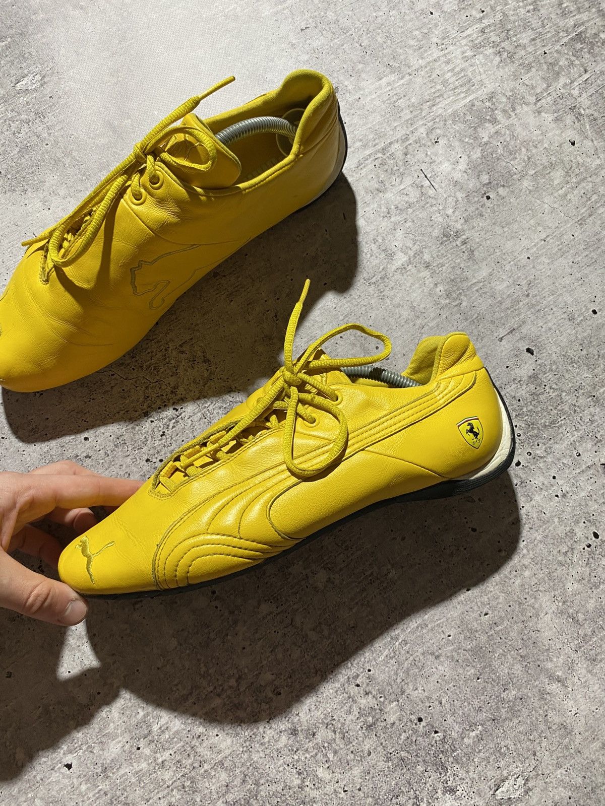 Puma Puma Ferrari Speedcat vintage yellow sneakers Size US 10 / EU 43 - 5 Thumbnail