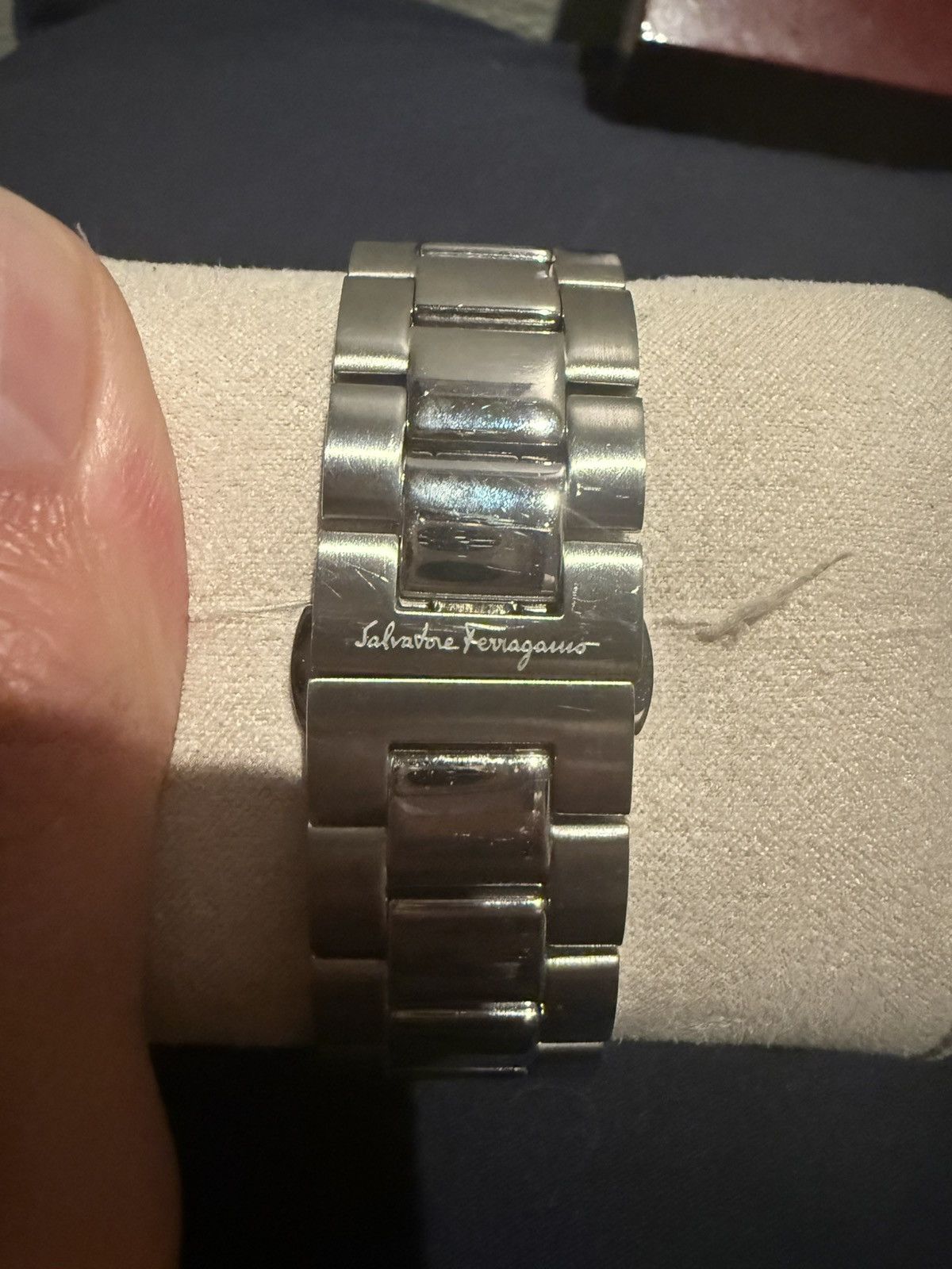 Salvatore Ferragamo Salvatore Ferragamo Stainless Steel Black/Red Watch Size ONE SIZE - 5 Thumbnail