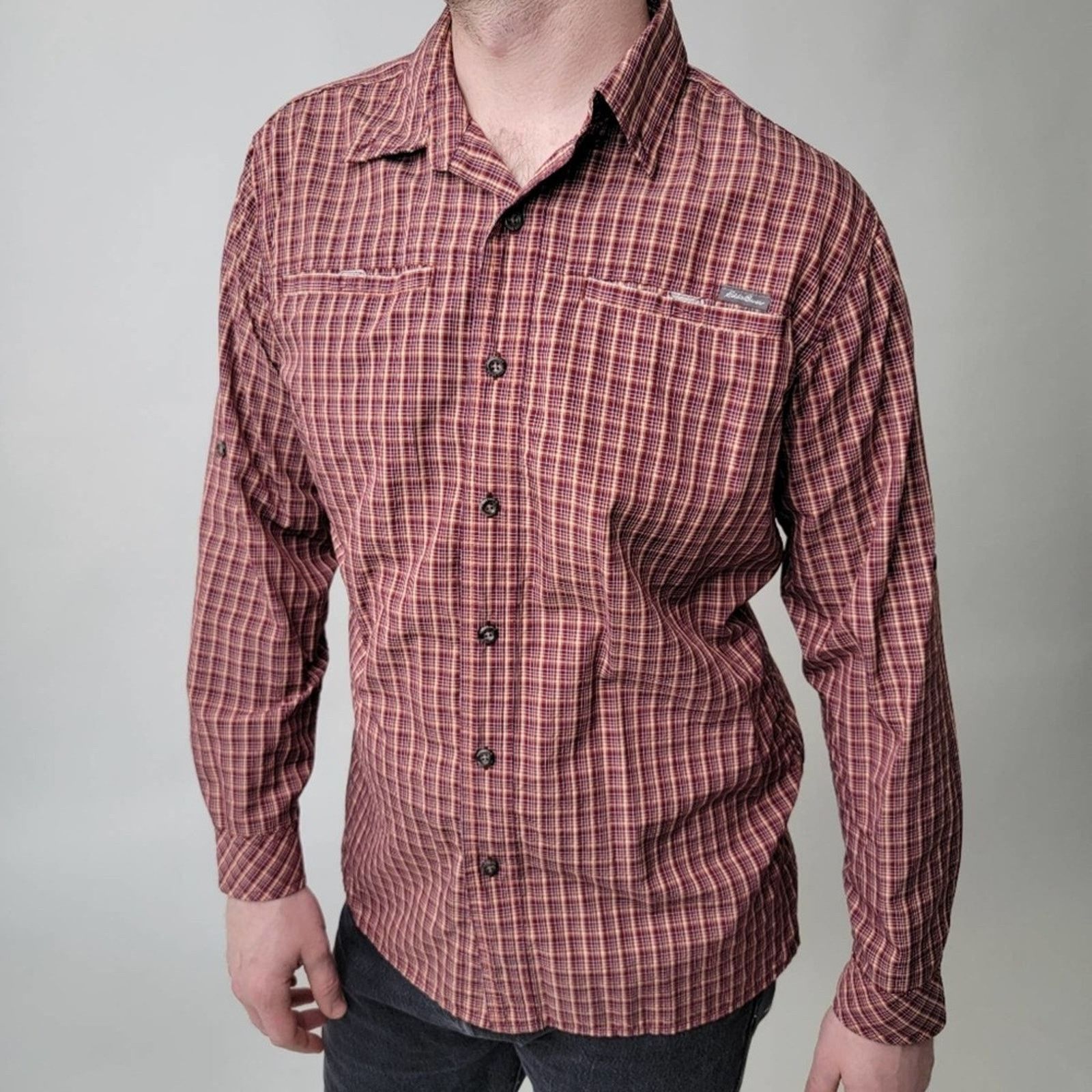 Eddie Bauer Eddie Bauer Lightweight Fishing Plaid Button Down - M Size US M / EU 48-50 / 2 - 6 Thumbnail