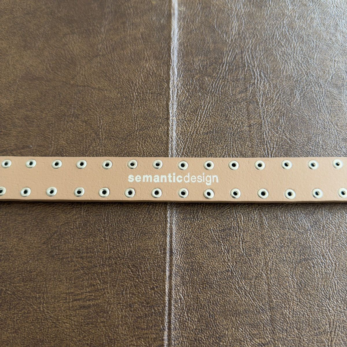 semanticdesign Studded Western Leather Belt Size 32 - 7 Thumbnail