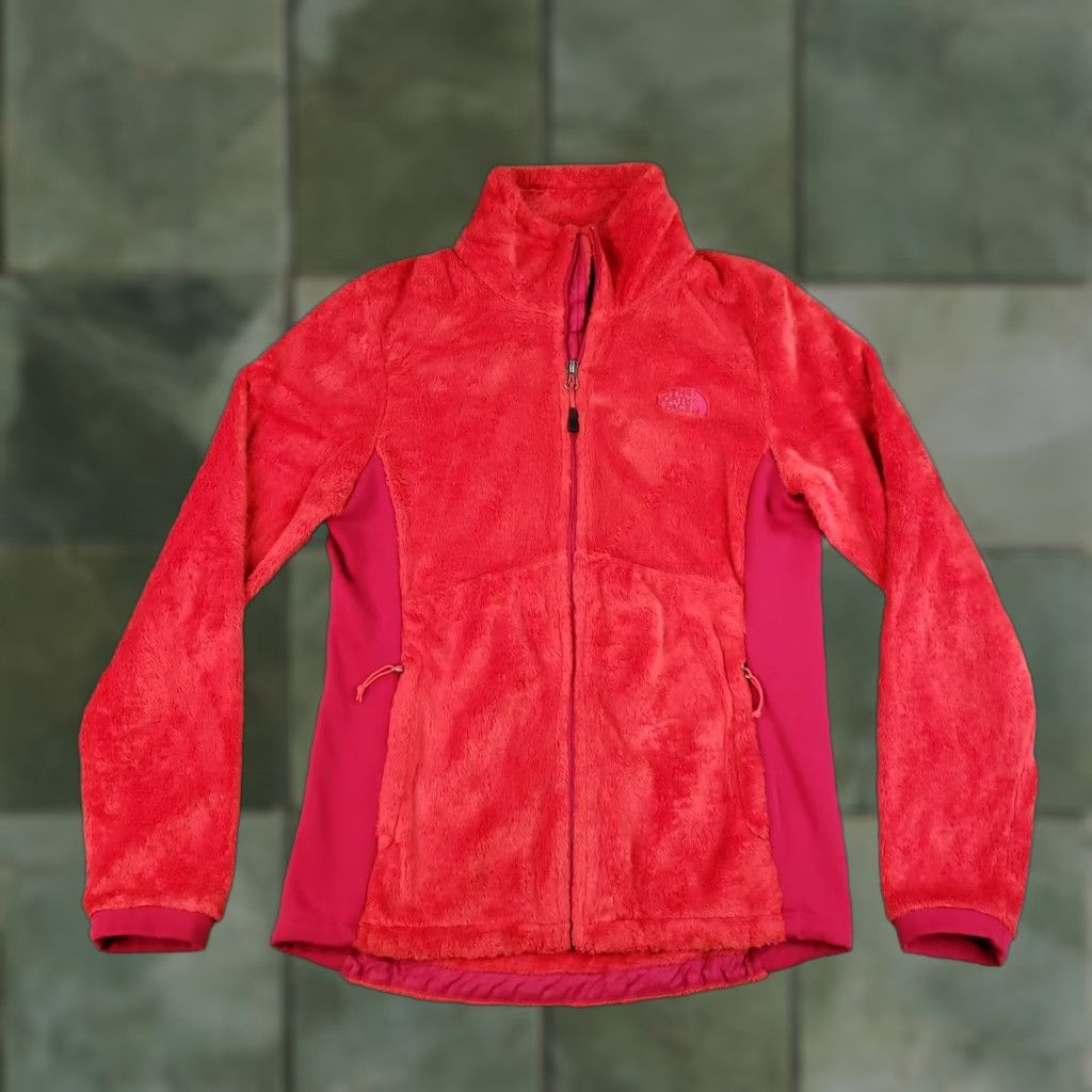 The North Face VINTAGE? No. The North Face Tech Osito Jacket Womens Medium Orange Fuzzy Fleece Full Zip Outdoors Size M / US 6-8 / IT 42-44 - 1 Thumbnail