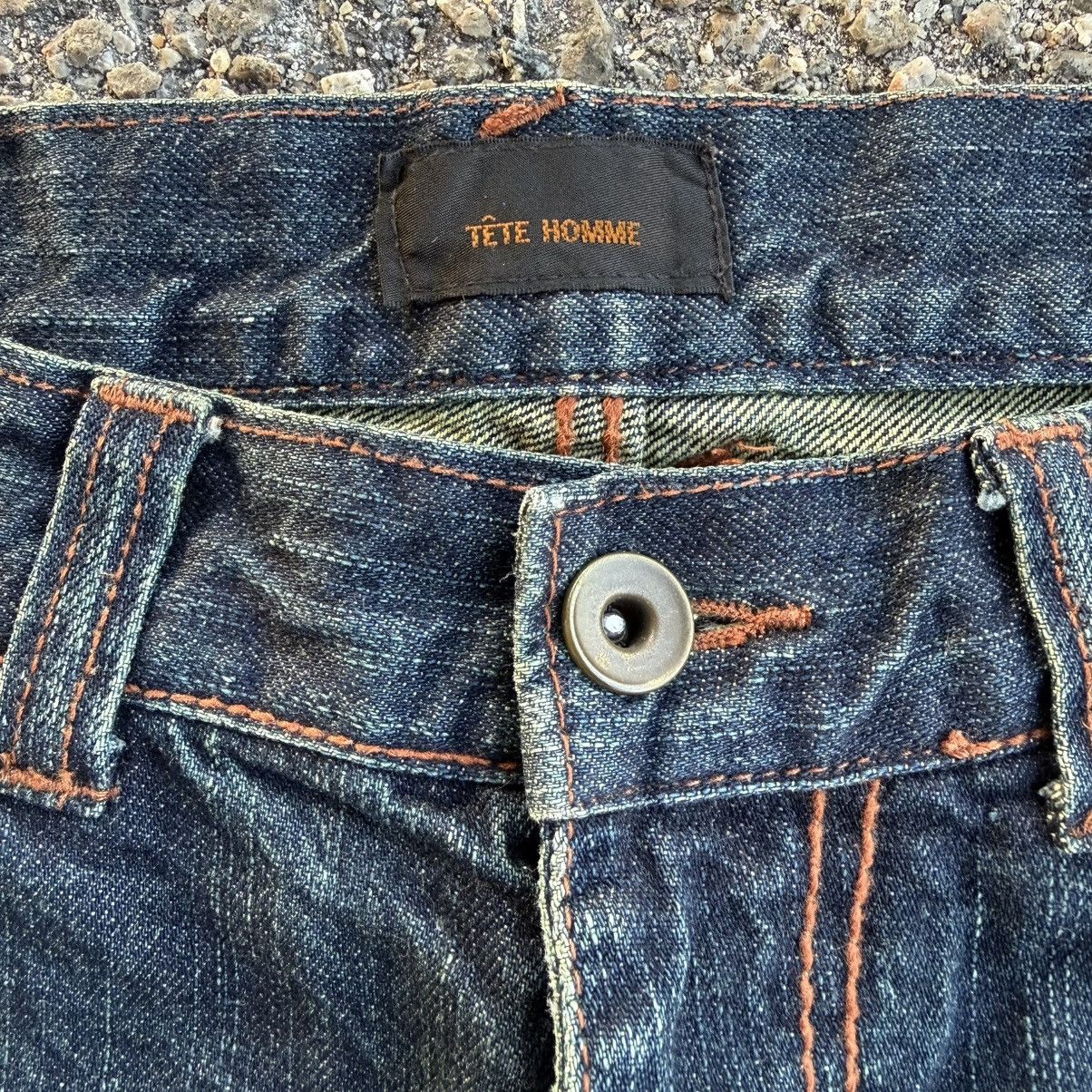 Tete Homme W30 VINTAGE TETE HOMME FLARE DENIM JEAN PANTS Size US 30 / EU 46 - 4 Thumbnail