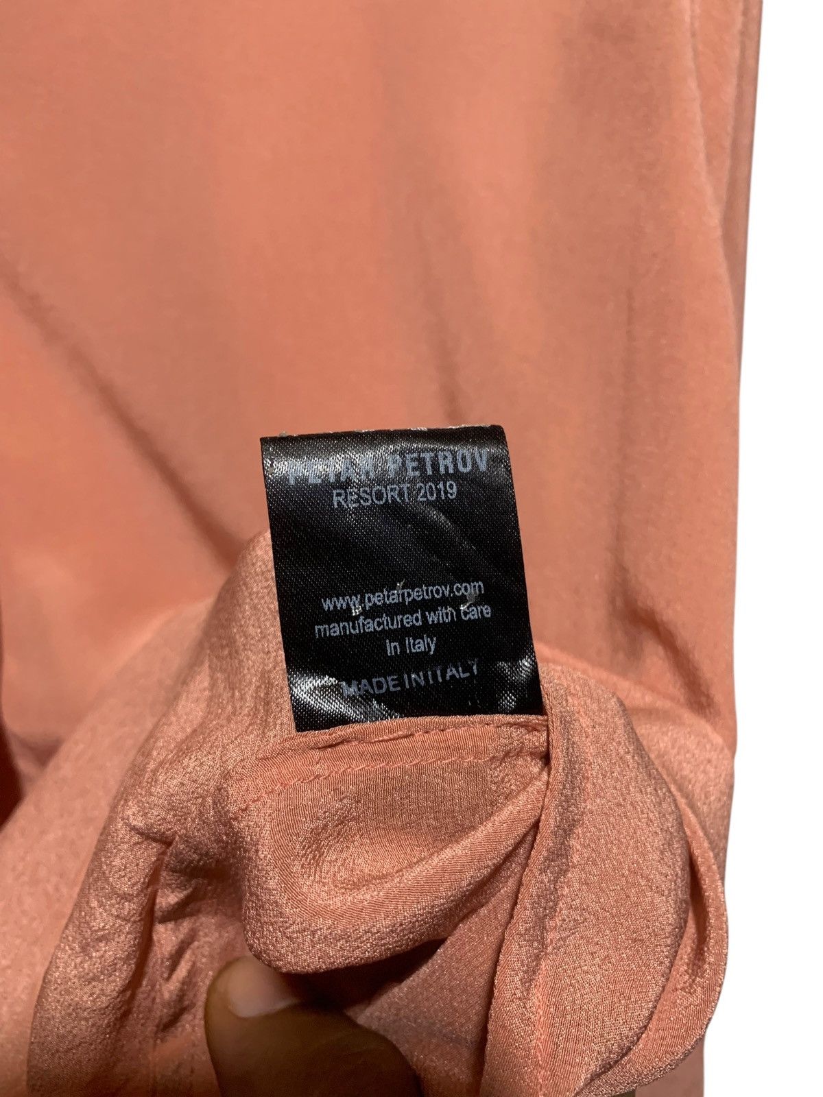 Petar Petrov $1069 archive Petar Petrov Anne Hathaway bow tie silk shirt Size M / US 6-8 / IT 42-44 - 11 Thumbnail