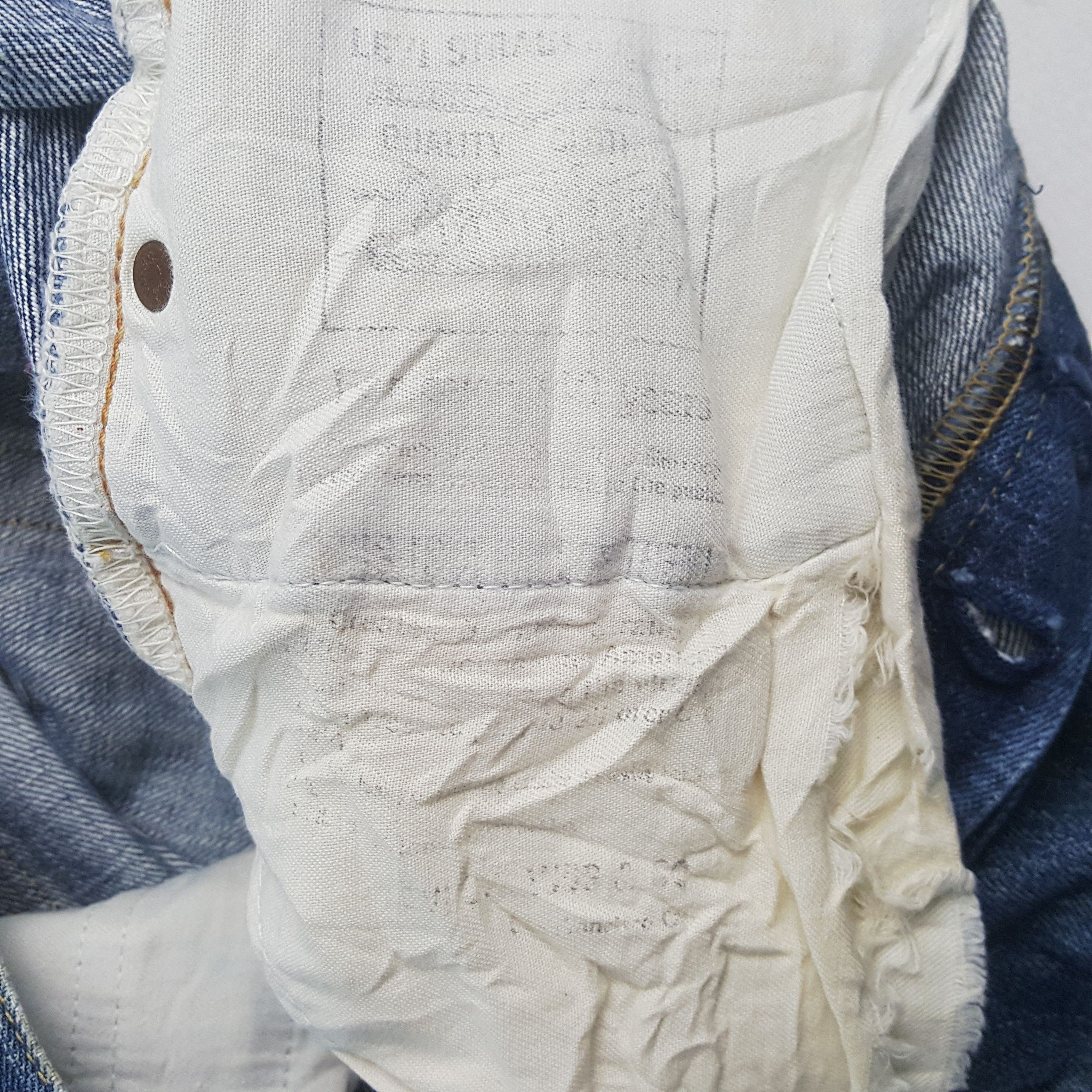 Levi's × Vintage Levi's Streetwear Style Selvedge Distressed Jeans Size US 32 / EU 48 - 9 Thumbnail