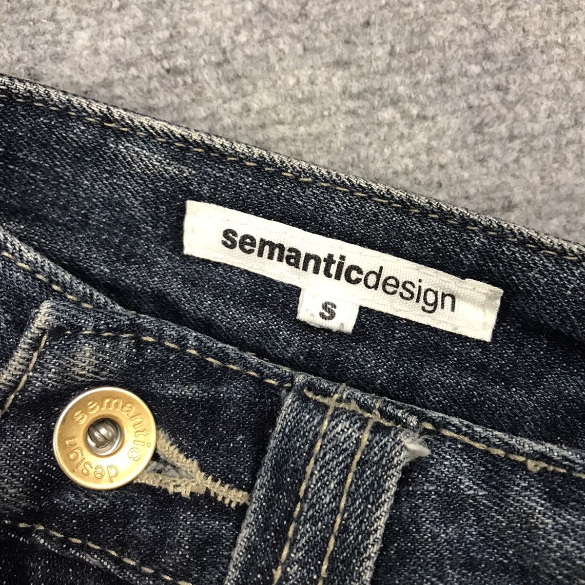 If Six Was Nine × Japanese Brand × Le Grande Bleu (L.G.B.) FLARE SEMANTICDESIGN JAPAN DESIGN ZIPPER BOOTCUT PANTS Size US 28 / EU 44 - 20 Thumbnail