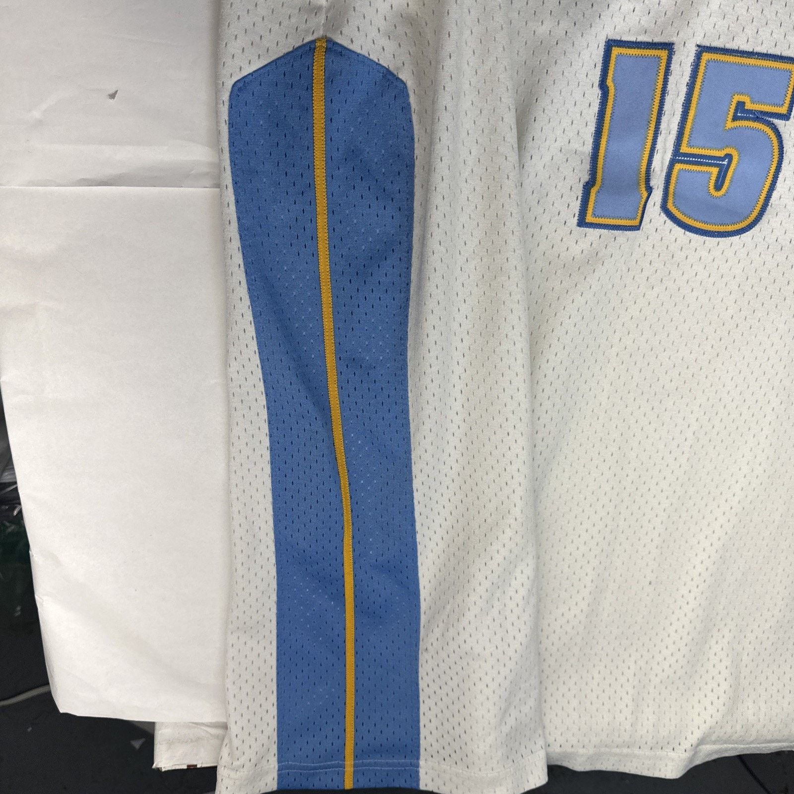 Nike Vintage Denver Nuggets Carmelo Anthony Mens 2XL +2 White Size ONE SIZE - 8 Thumbnail