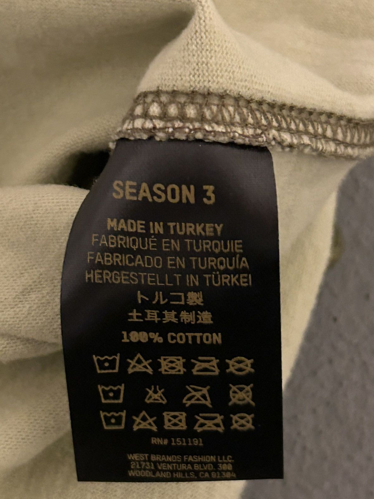 Yeezy Yeezy Season 3 Heavy Knit Oversized Short Sleeve Sz Small Size US S / EU 44-46 / 1 - 7 Thumbnail