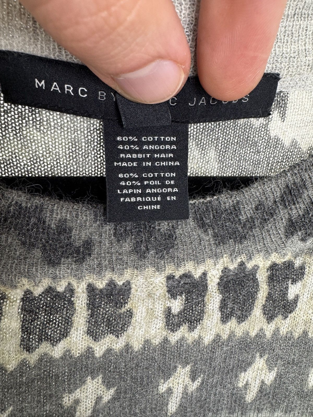 Marc by Marc Jacobs Angora Blend Patterned Sweater Size US L / EU 52-54 / 3 - 4 Thumbnail