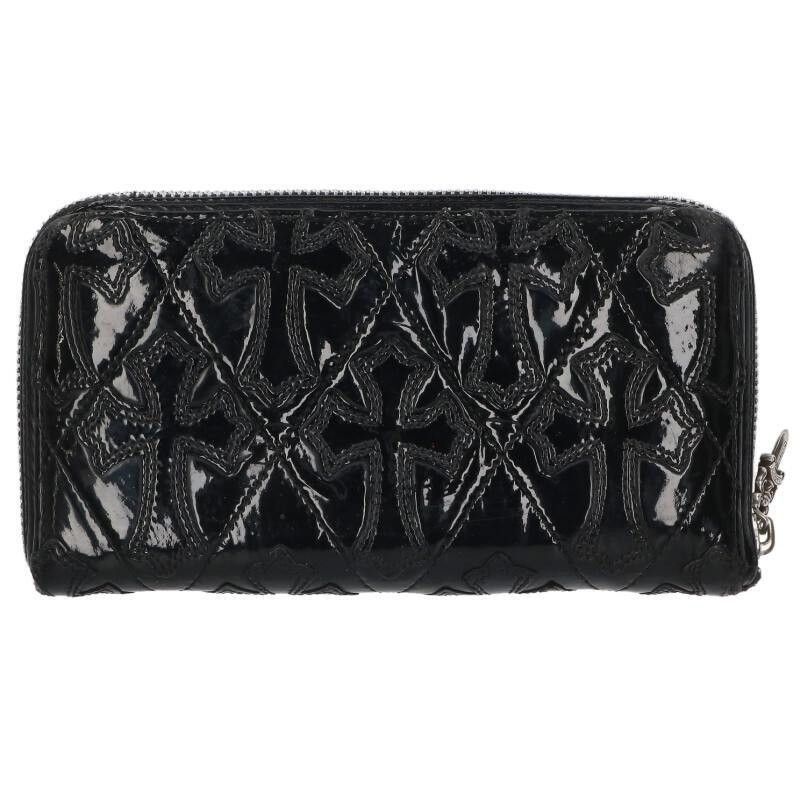 Chrome Hearts Chrome Hearts Cemetery Cross Quilted Wallet Size ONE SIZE - 1 Thumbnail