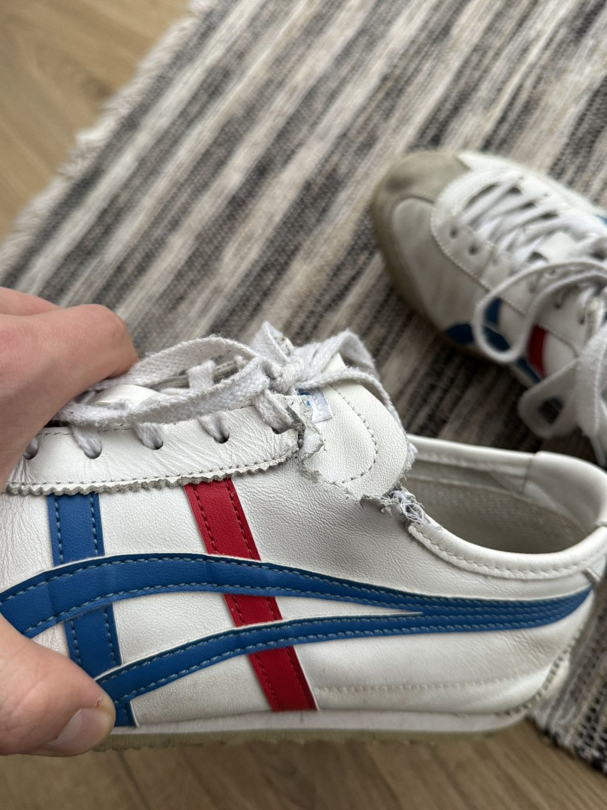 Asics ASICS ONITSUKA TIGER LOW TOPS LEATHER WHITE SNEAKERS SHOES Size US 10 / EU 43 - 13 Thumbnail
