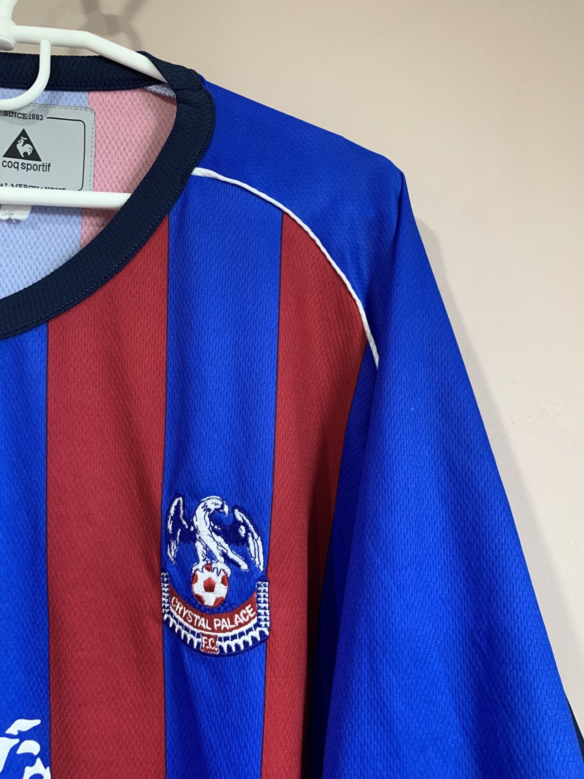 Le Coq Sportif Crystal Palace Home Football Shirt Vintage Le Coq Sportif Size US XXL / EU 58 / 5 - 8 Thumbnail