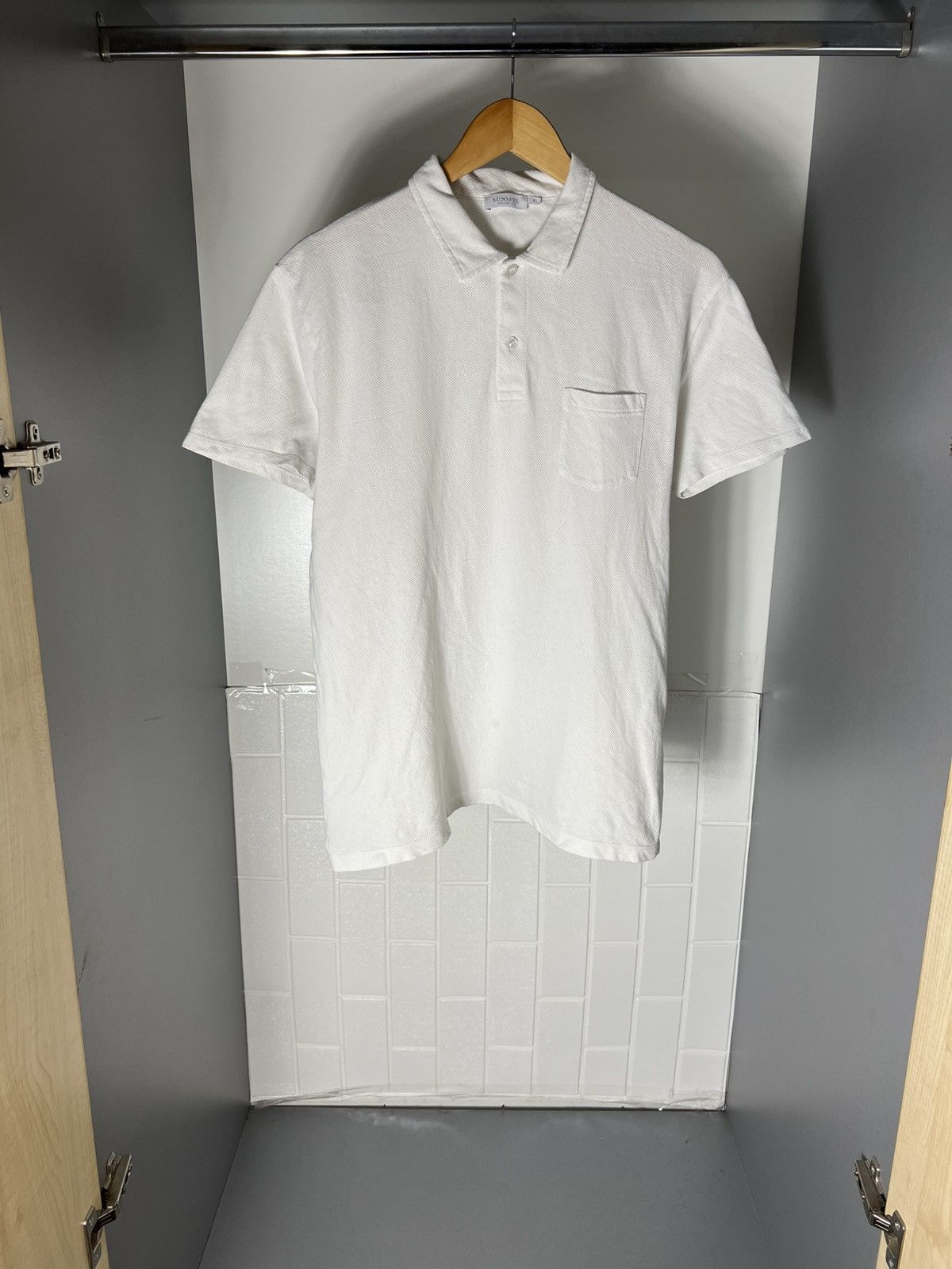 Sunspel SUNSPEL ENGLAND DESIGNER T-SHIRT CASUAL JAPAN STYLE Y2K 90s Size US XL / EU 56 / 4 - 2 Thumbnail