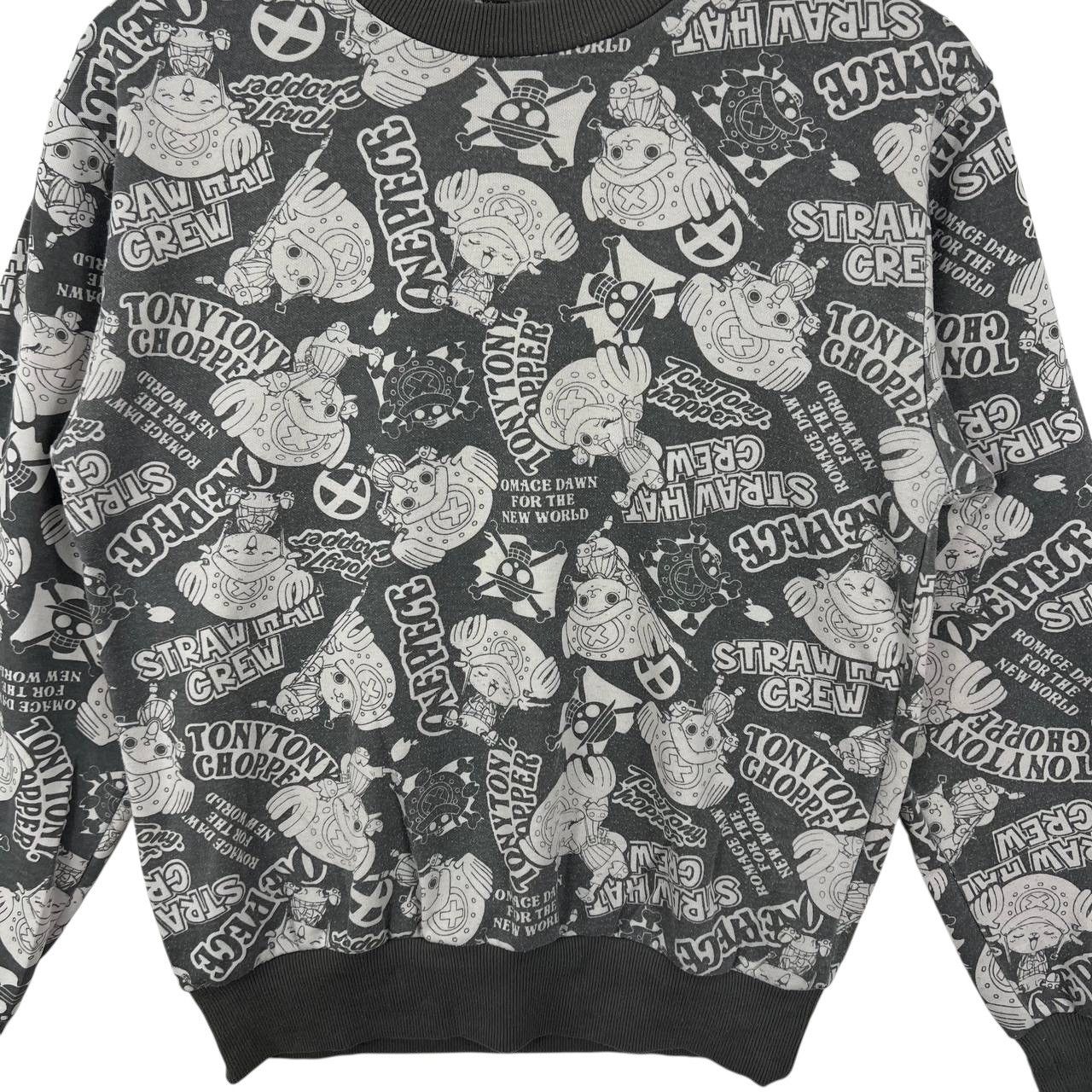 One Piece ANIME ONE PIECE Chopper Straw Hat Crew Manga AOP Sweatshirt Size M / US 6-8 / IT 42-44 - 6 Thumbnail