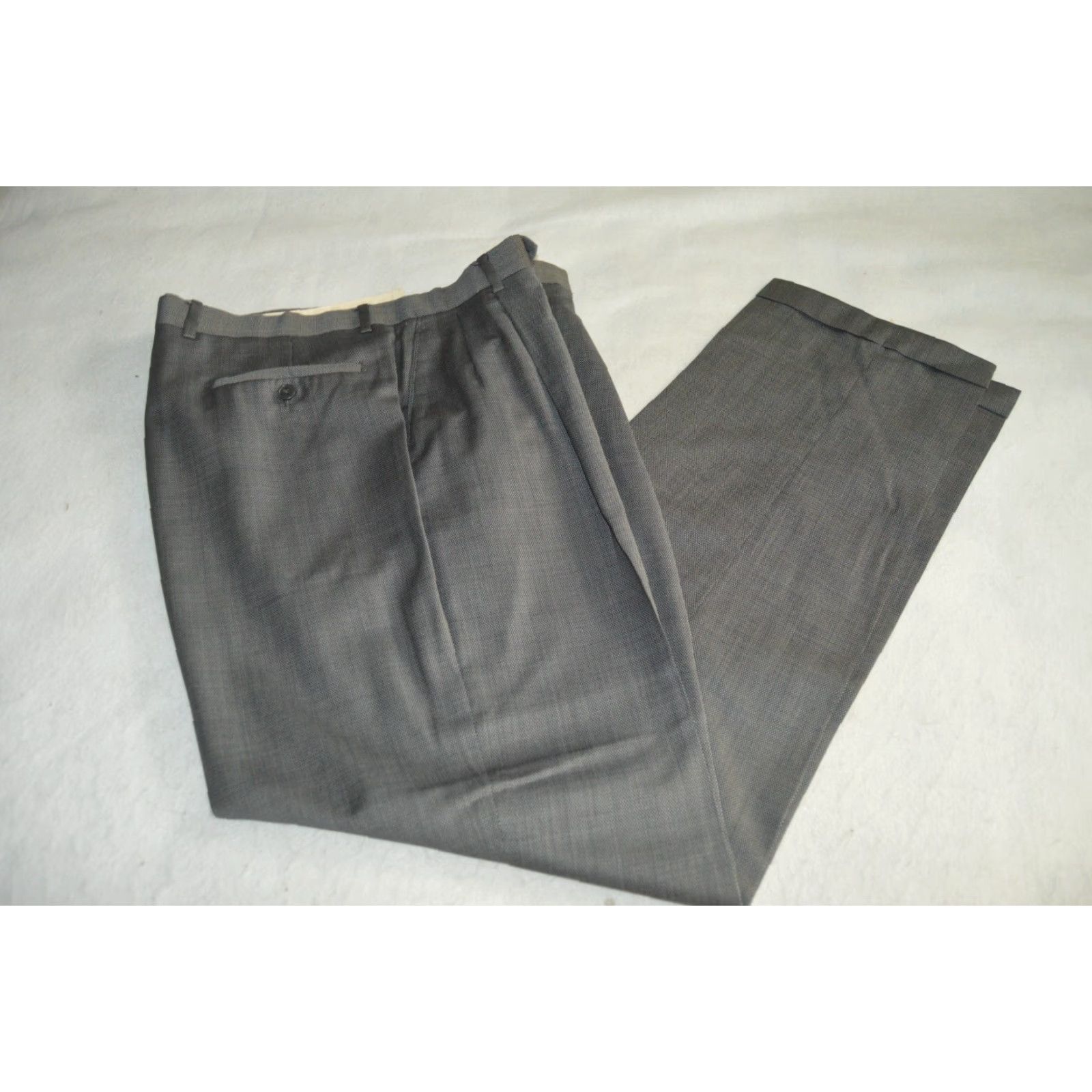 Vintage VINTAGE Natazzi Mens Dress Pants Wool Cashmere Blend Gray 36 Size US 36 / EU 52 - 2 Thumbnail