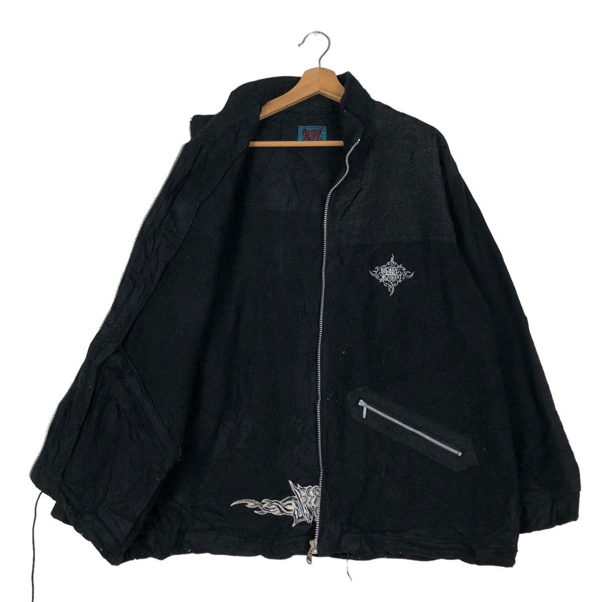 Japanese Brand 🔥Vintage Zipper Jacket Barrel Roll USA Skate Streetwear Size US M / EU 48-50 / 2 - 11 Thumbnail