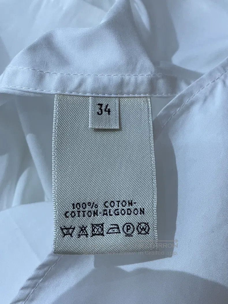 Hermes Hermes White Zip-Up Shirt Size XXS / US 00 / IT 34 - 4 Thumbnail