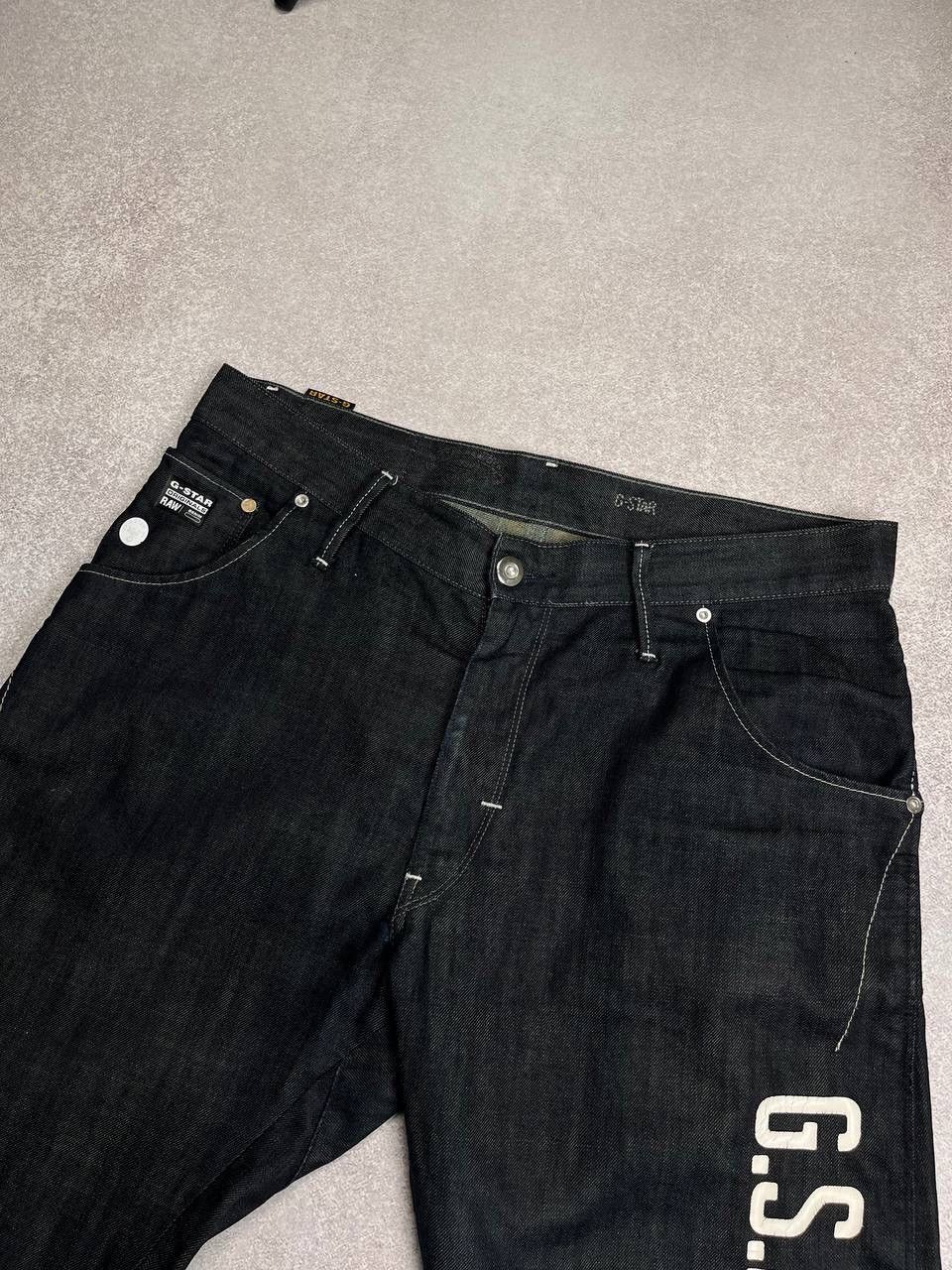 G-Star × Vintage Vintage G-star Raw Big Logo Denim Jeans Y2K Rare Size US 34 / EU 50 - 3 Thumbnail