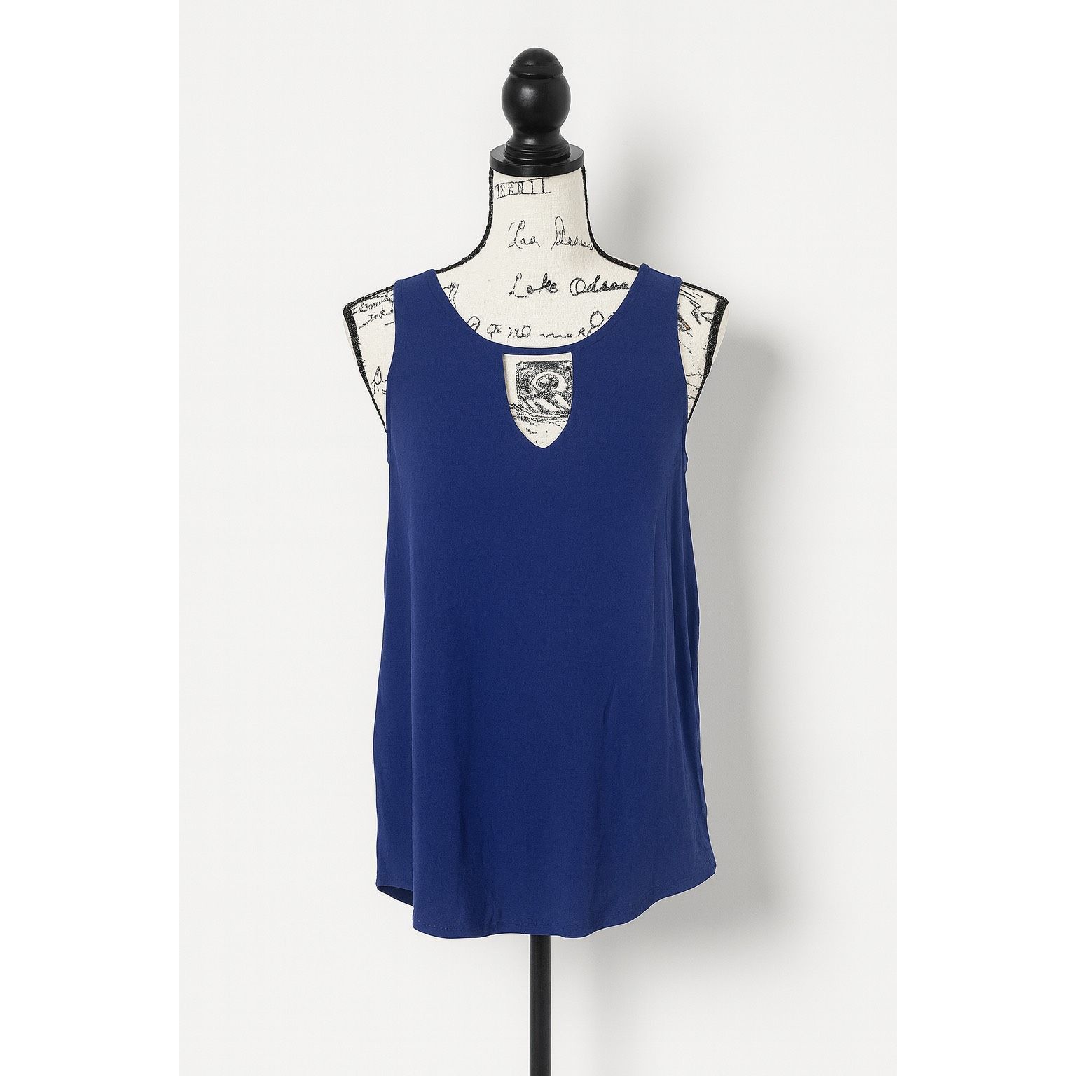 Other JoFit Navy Blue Sleeveless Active Tank Top | Size M | Keyhol Size M / US 6-8 / IT 42-44 - 1 Thumbnail