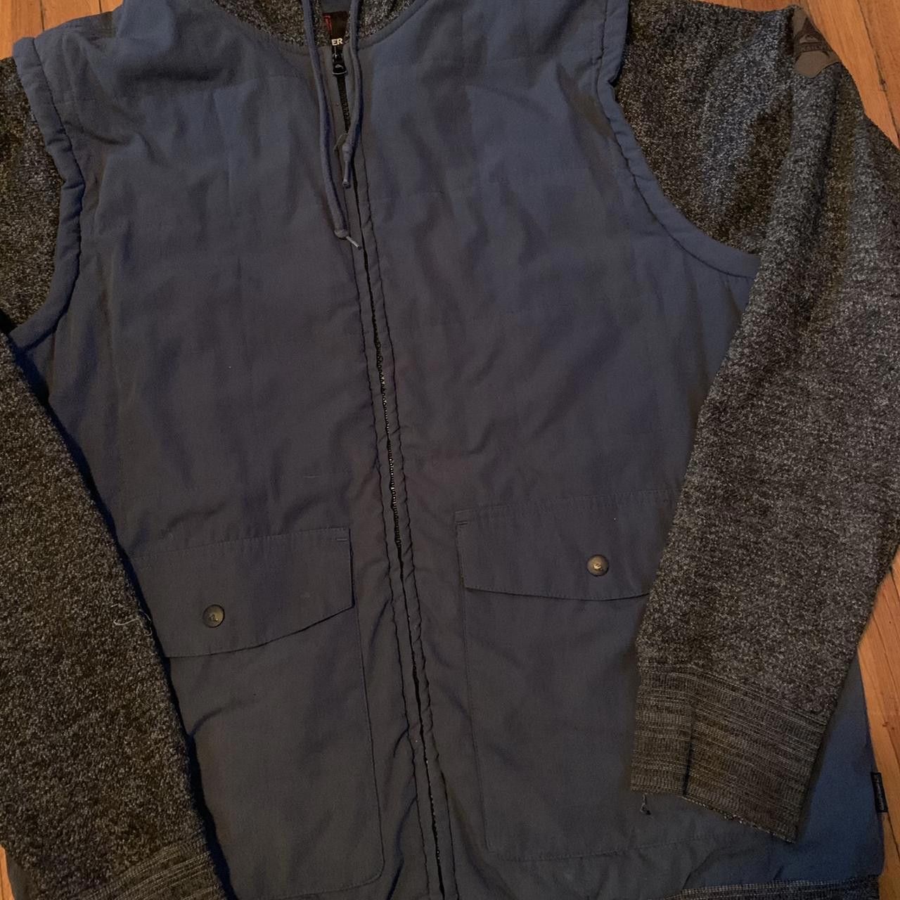 Designer Quicksilver 2 Tones Extreme Water Repellent Jacket XL Size ONE SIZE - 2 Thumbnail