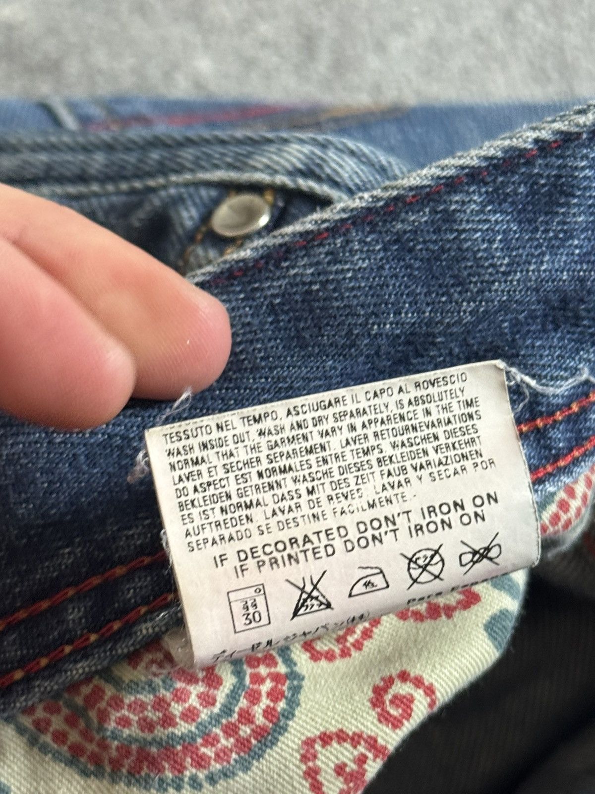 Diesel Diesel 36/34 Lugger denim baggy pants jeans trousers vintage Size US 36 / EU 52 - 15 Thumbnail