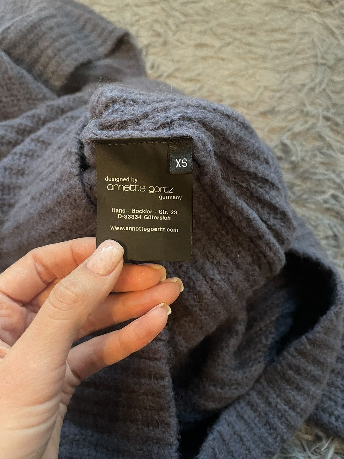Annette Gortz alpaca wool sweater