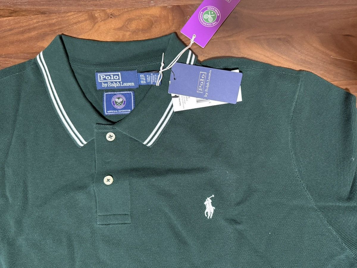 Polo Ralph Lauren Polo Ralph Lauren Wimbledon Cotton Polo-Collar Sweater XXL Size US XXL / EU 58 / 5 - 2 Thumbnail