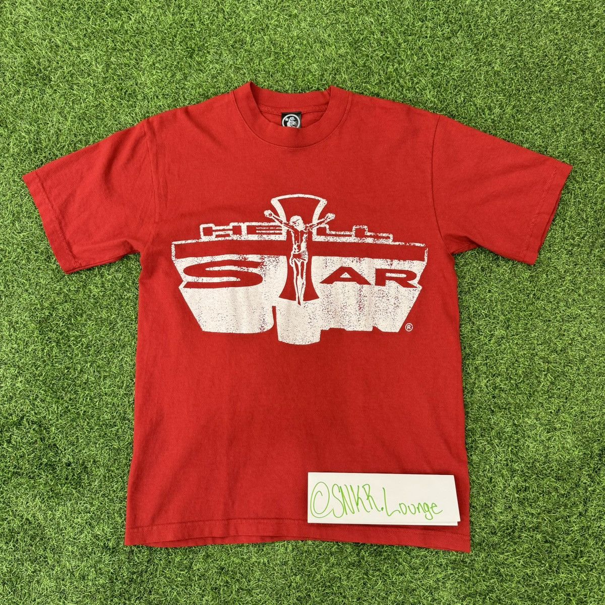 image of Hellstar Red Jesus Tee, Men's (Size 2XL)