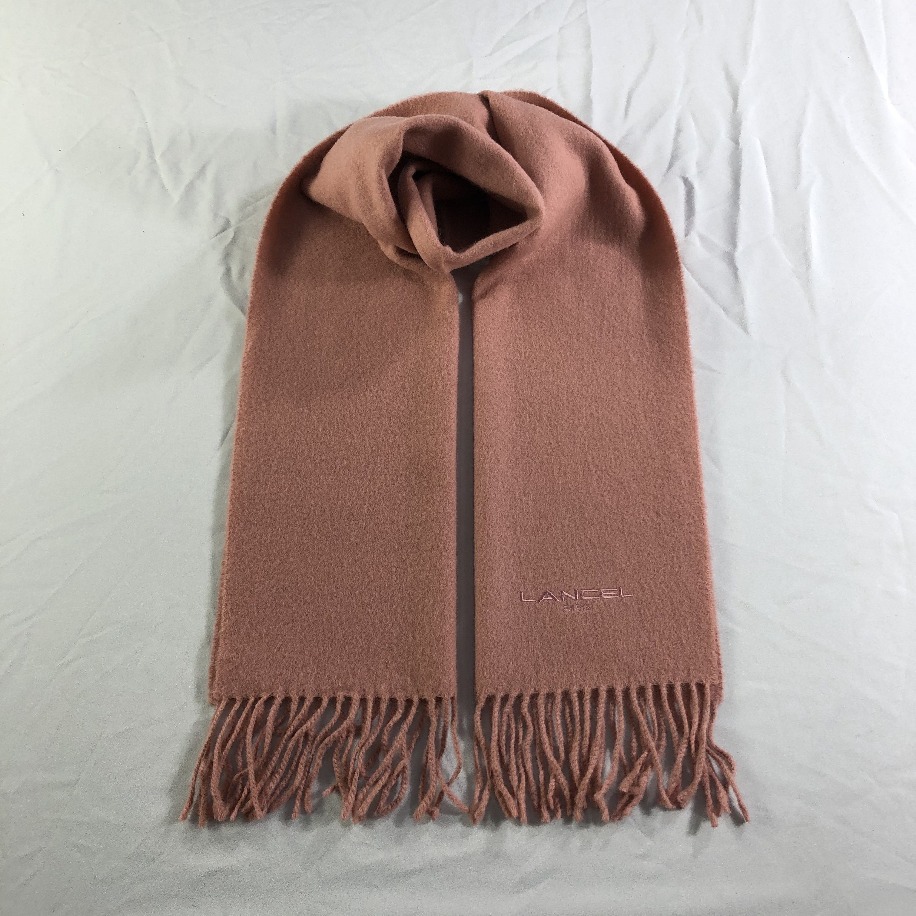 Lancel Lancel Wool Scarf Muffler Neckwear V2412 Size ONE SIZE - 1 Thumbnail