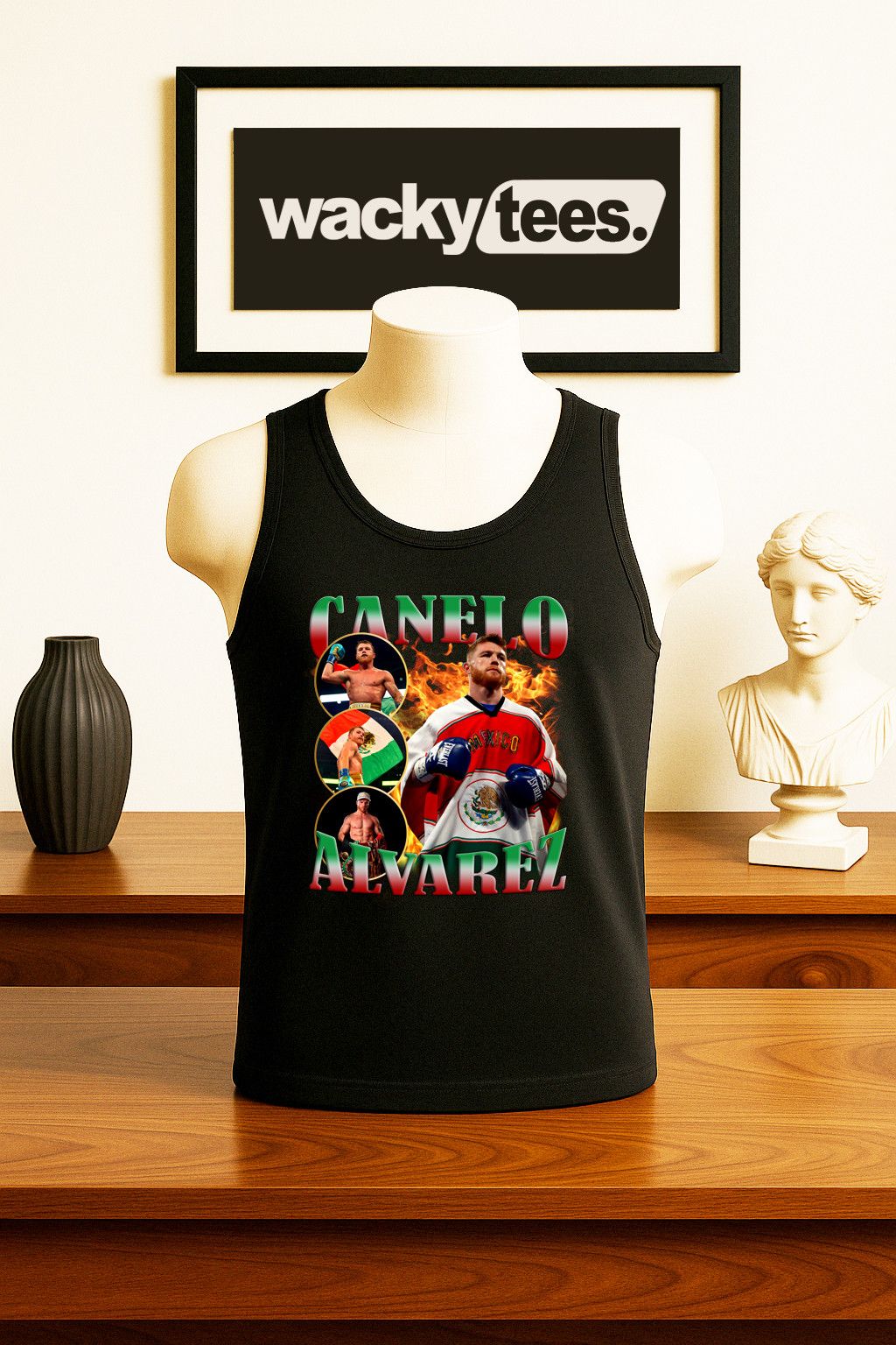 Other Canelo Alvarez Mexico Lindo Campeon Graphic Tee Shirt Size US L / EU 52-54 / 3 - 2 Thumbnail