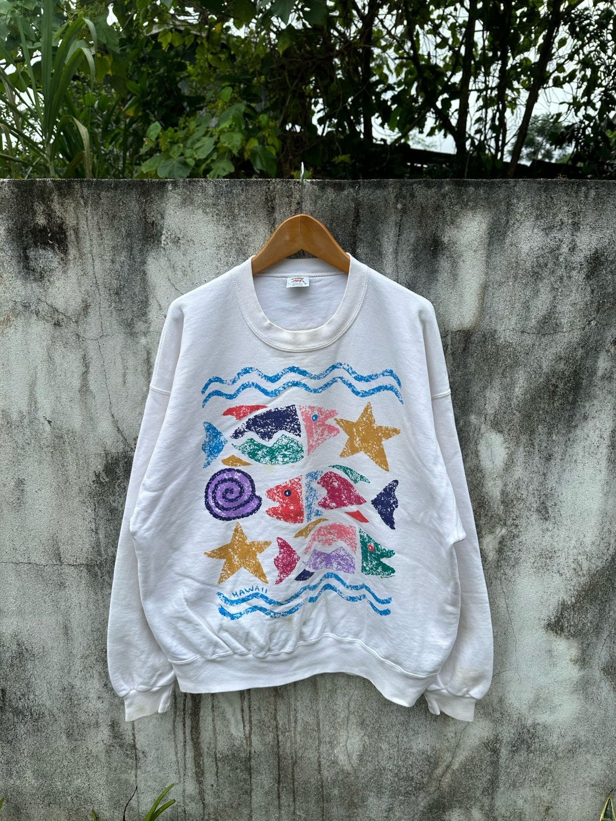 Vintage Vintage 80s Hawaii Crazy shirts pullover sweatshirt Size US M / EU 48-50 / 2 - 5 Thumbnail