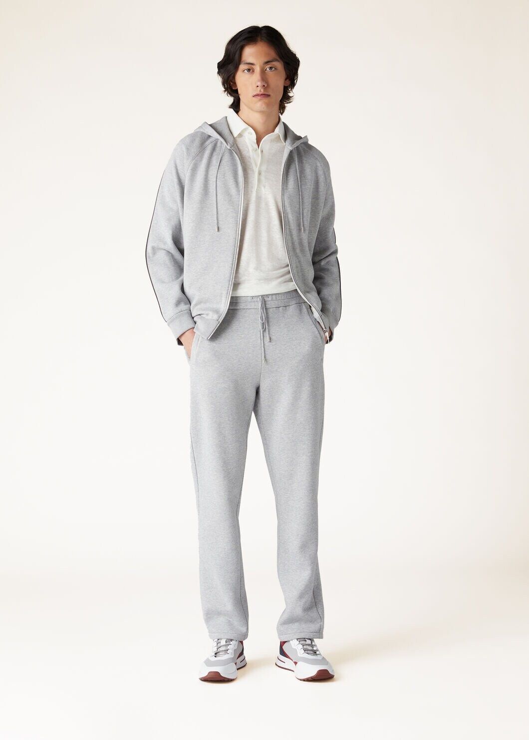 Loro Piana o1w1db10125 FAN7941 Asago Pant in Grey Size US 32 / EU 48 - 2 Thumbnail