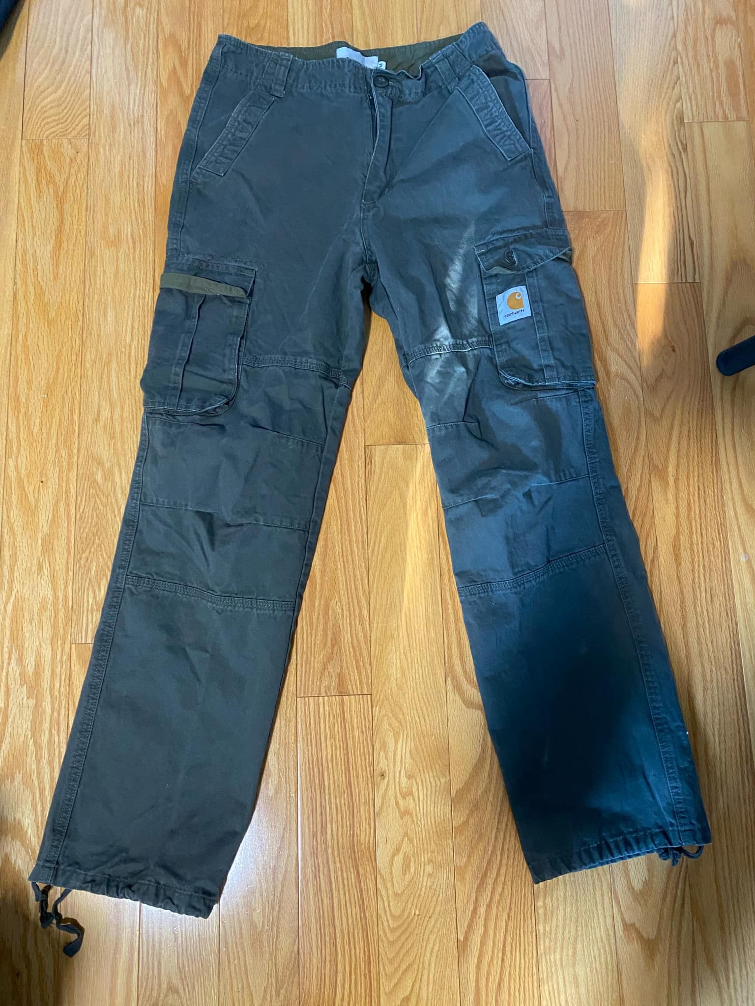 Carhartt Thrifted Carhartt Olive green Cargos Size US 30 / EU 46 - 1 Thumbnail