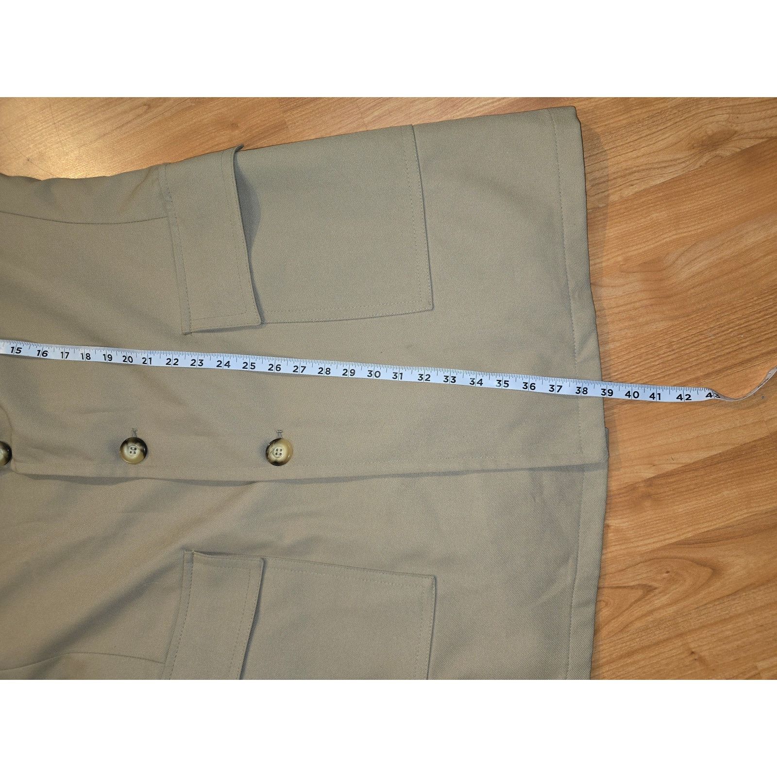Sears Vintage Sears Overcoat 70s Faux Fur Collar 42 Reg Tan Jacket Size US L / EU 52-54 / 3 - 8 Thumbnail