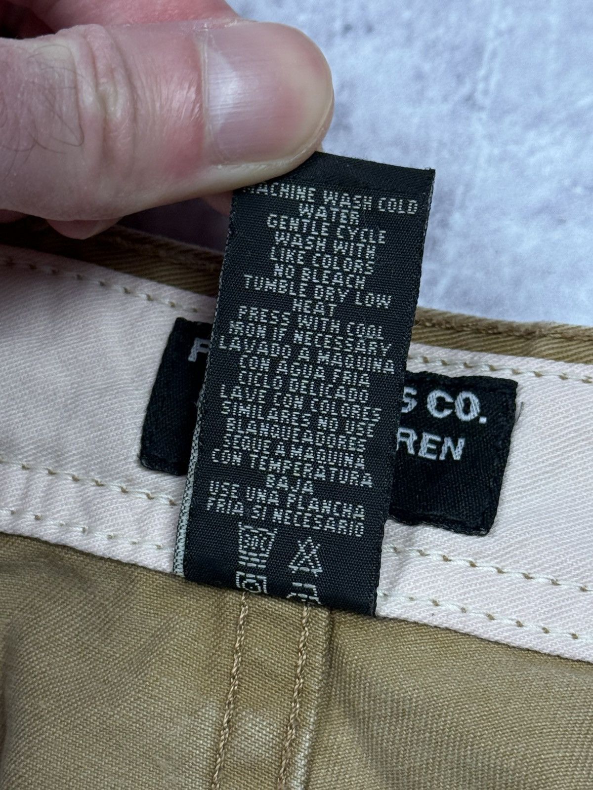 Polo Ralph Lauren Vintage Parachute Cargo Pant Polo Jeans Company Beige Pants Size US 32 / EU 48 - 9 Thumbnail