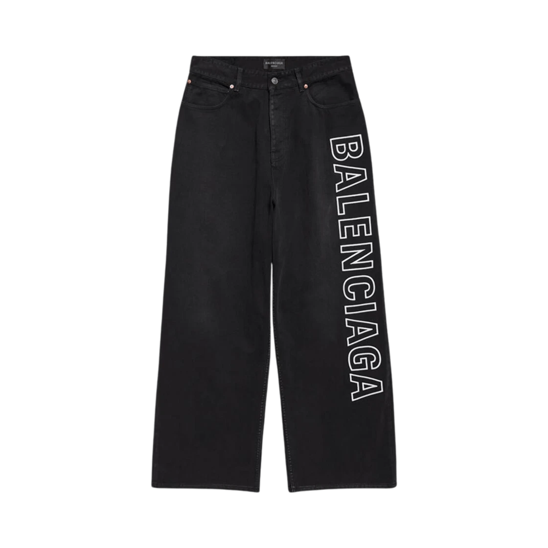 Balenciaga outline baggy pants black Size US 28 / EU 44 - 1 Thumbnail