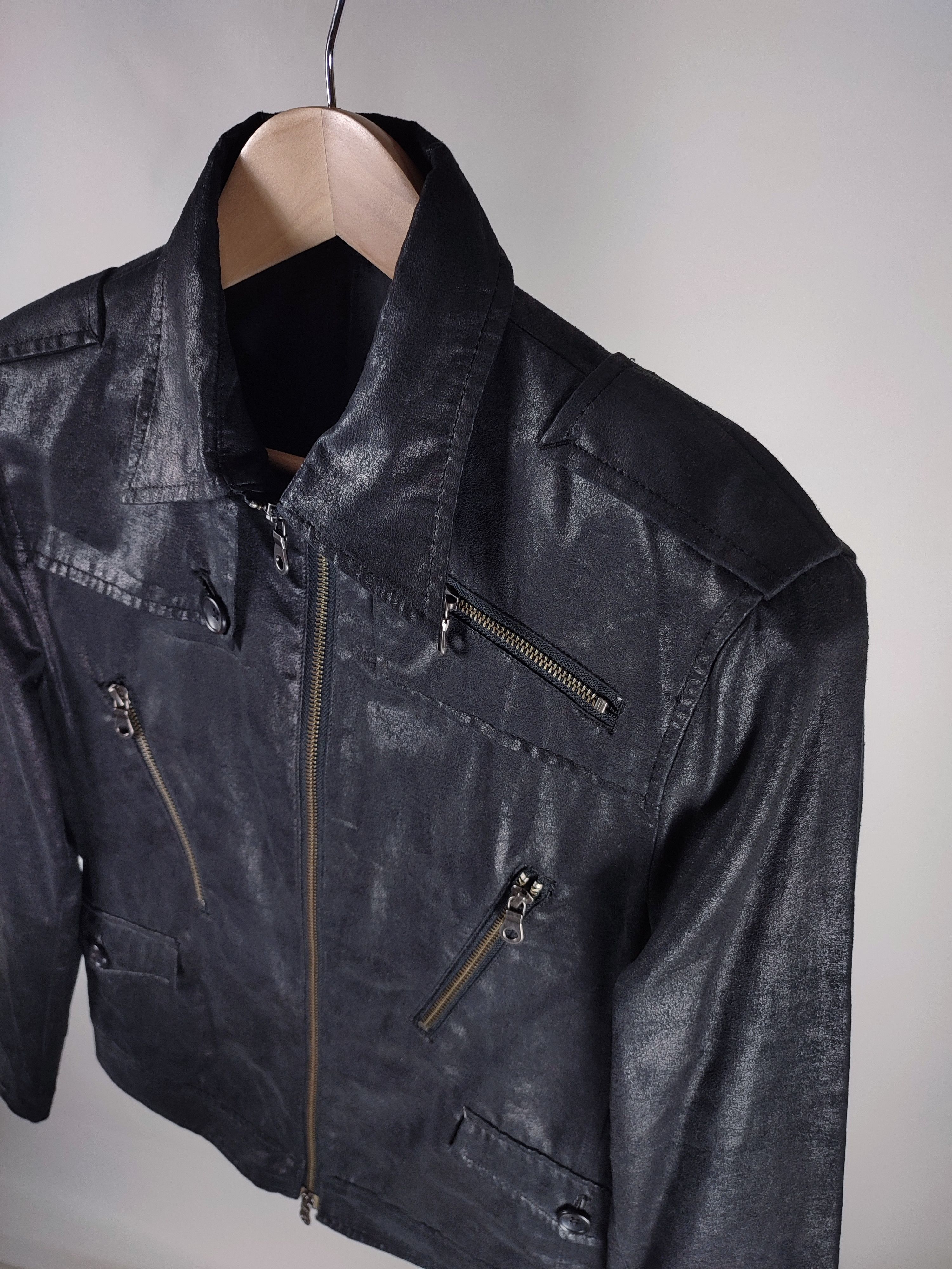 Japanese Brand Buona Giornata Japanese Polyurethane Leather Zip Moto Jacket Size L / US 10 / IT 46 - 5 Thumbnail