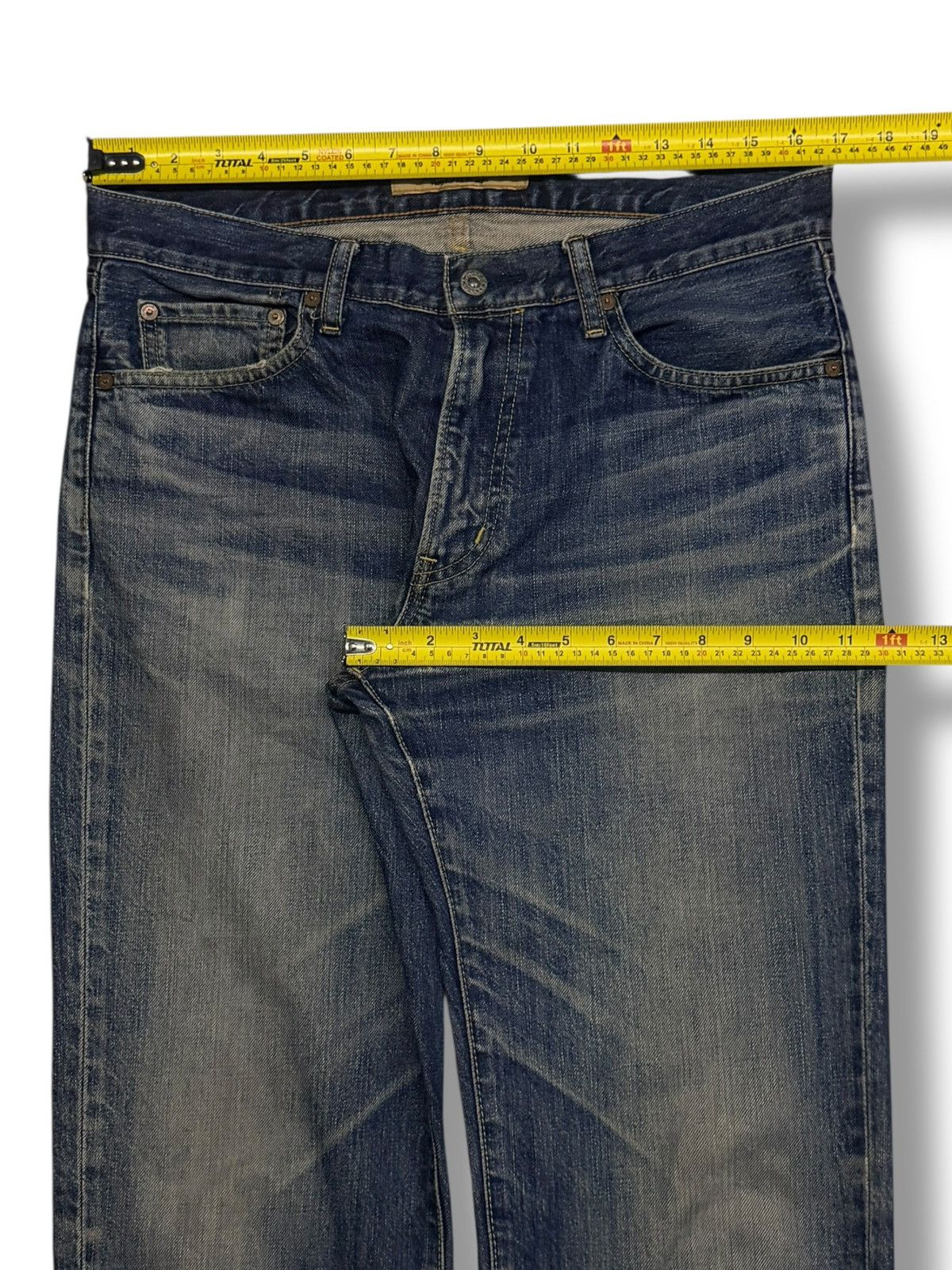 Uniqlo Vintage 00s Uniqlo S-002 Japanese Denim Jeans Y2K | W33 Size US 33 - 15 Thumbnail