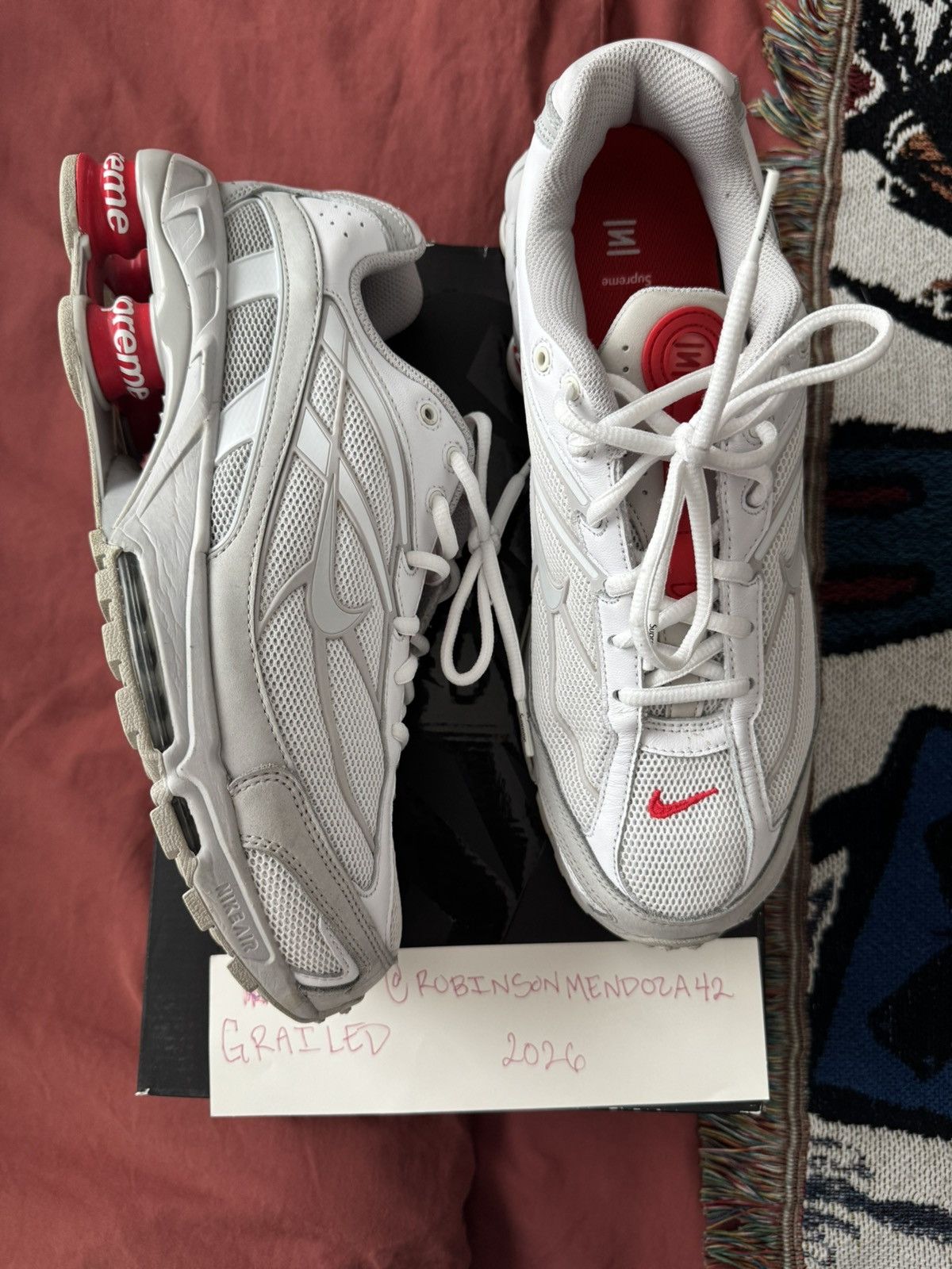 Nike × Supreme Nike Shox Ride 2 x Supreme Size US 9.5 / EU 42-43 - 1 Thumbnail
