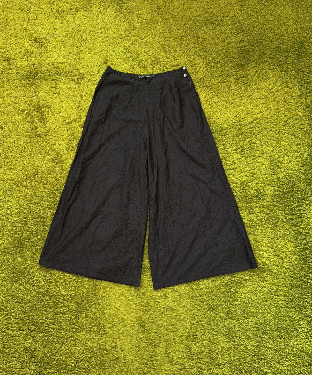 Designer × Gudrun Sjoden Gudrun Sjoden cotton silk blend wide leg culottes pants Y2K Size 26" / US 2 / IT 38 - 1 Thumbnail