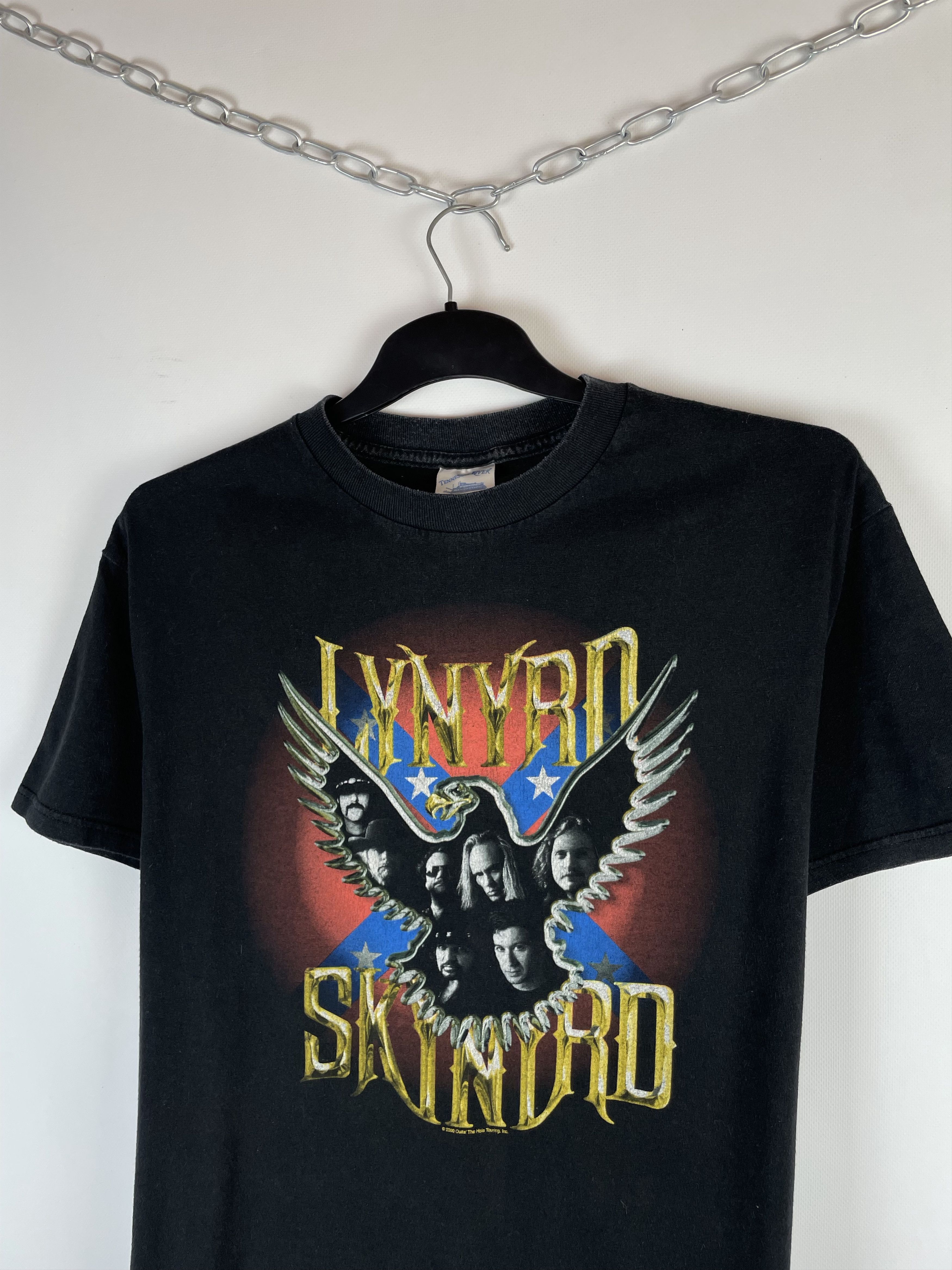 Band Tees Vintage Lynrd Skynrd 2000’s Eagle Skull band t-shirt Size US L / EU 52-54 / 3 - 3 Thumbnail