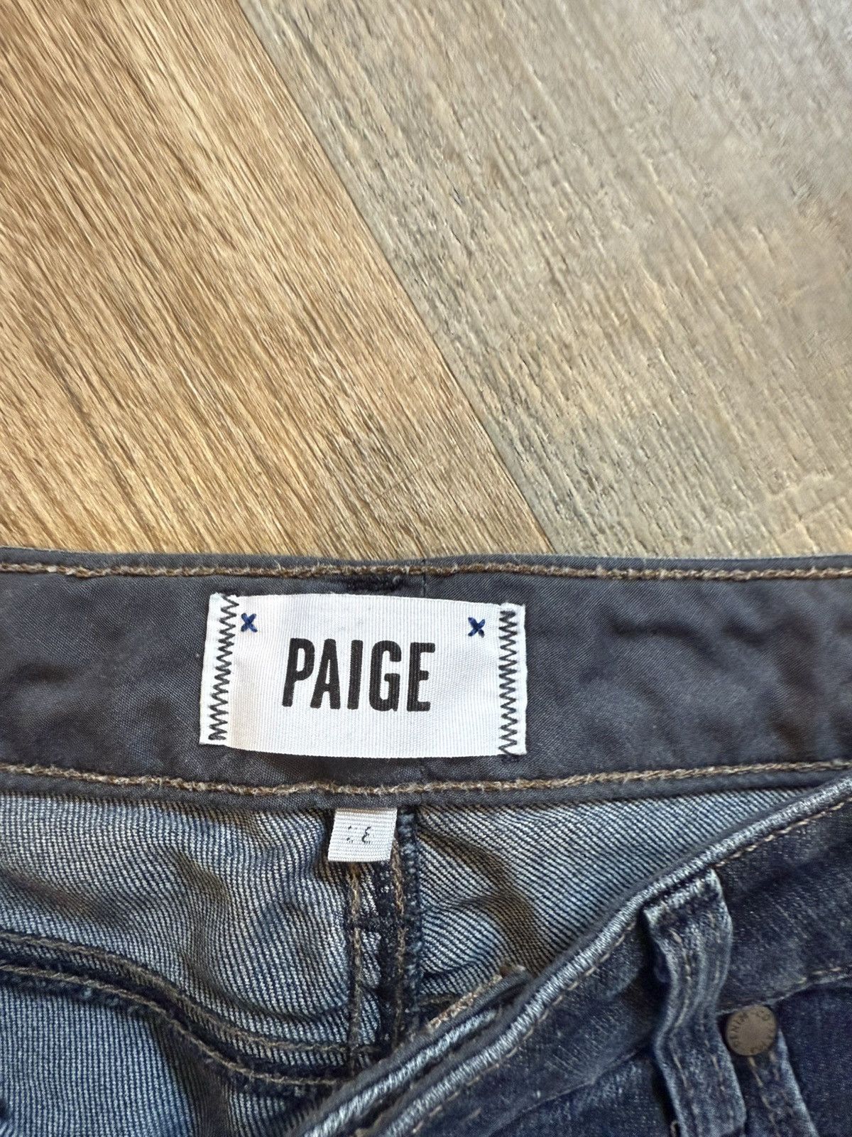 Paige Paige Women’s Size 28 Jeans Skyline Skinny Low Rise Dark Size 28" / US 6 / IT 42 - 3 Thumbnail