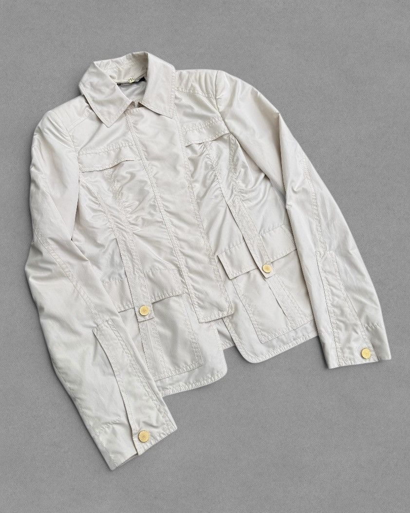 Gucci SS 2004 Gucci By Tom Ford Military Biker Windbreaker Jacket Size M / US 6-8 / IT 42-44 - 2 Thumbnail