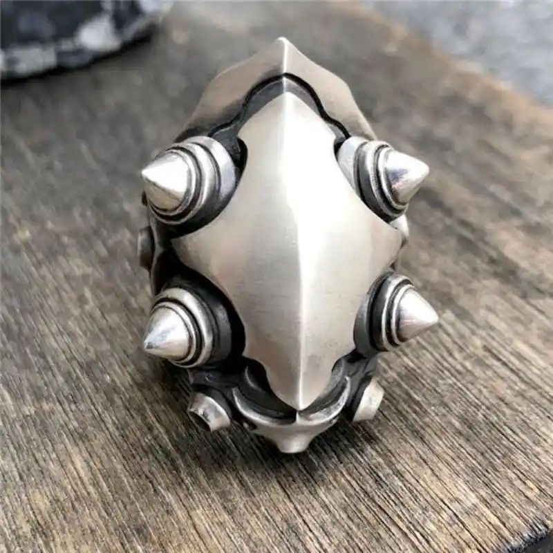 Jewelry Metal Alien Mecha Resizeable Rings Size ONE SIZE - 4 Thumbnail