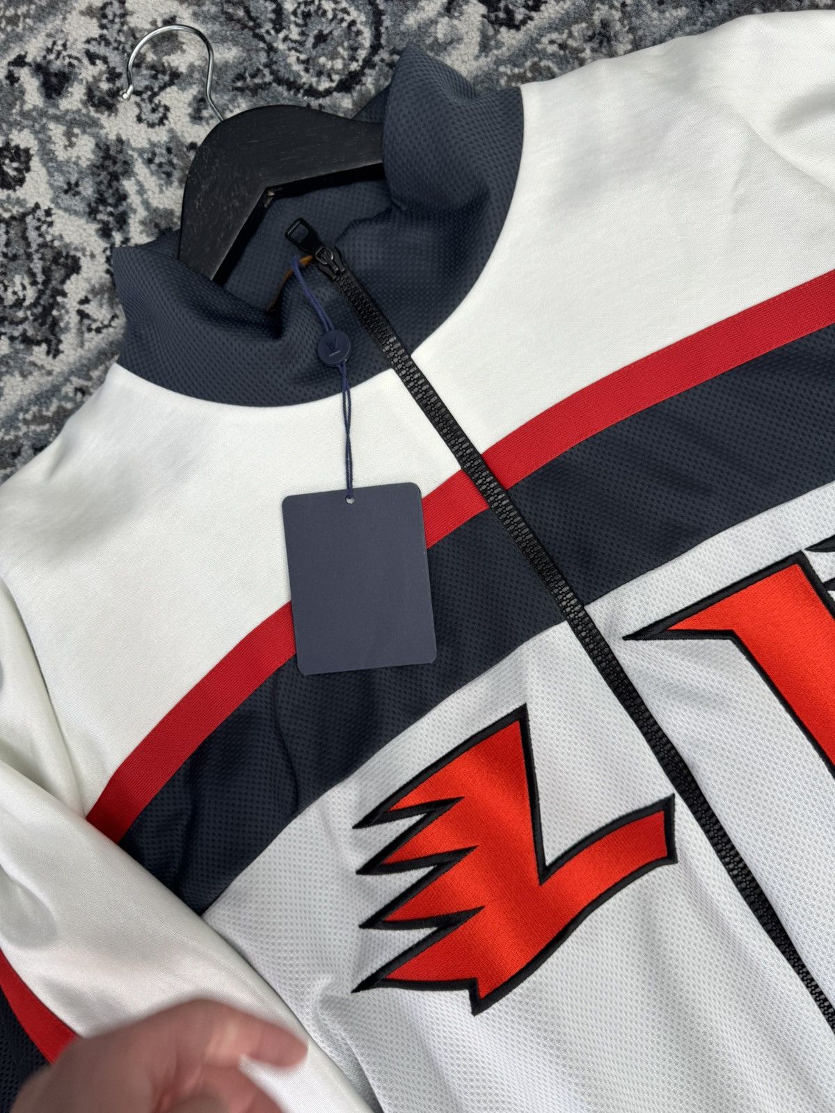 Louis Vuitton Louis Vuitton embellished hockey track fleece jacket Size US XL / EU 56 / 4 - 5 Thumbnail