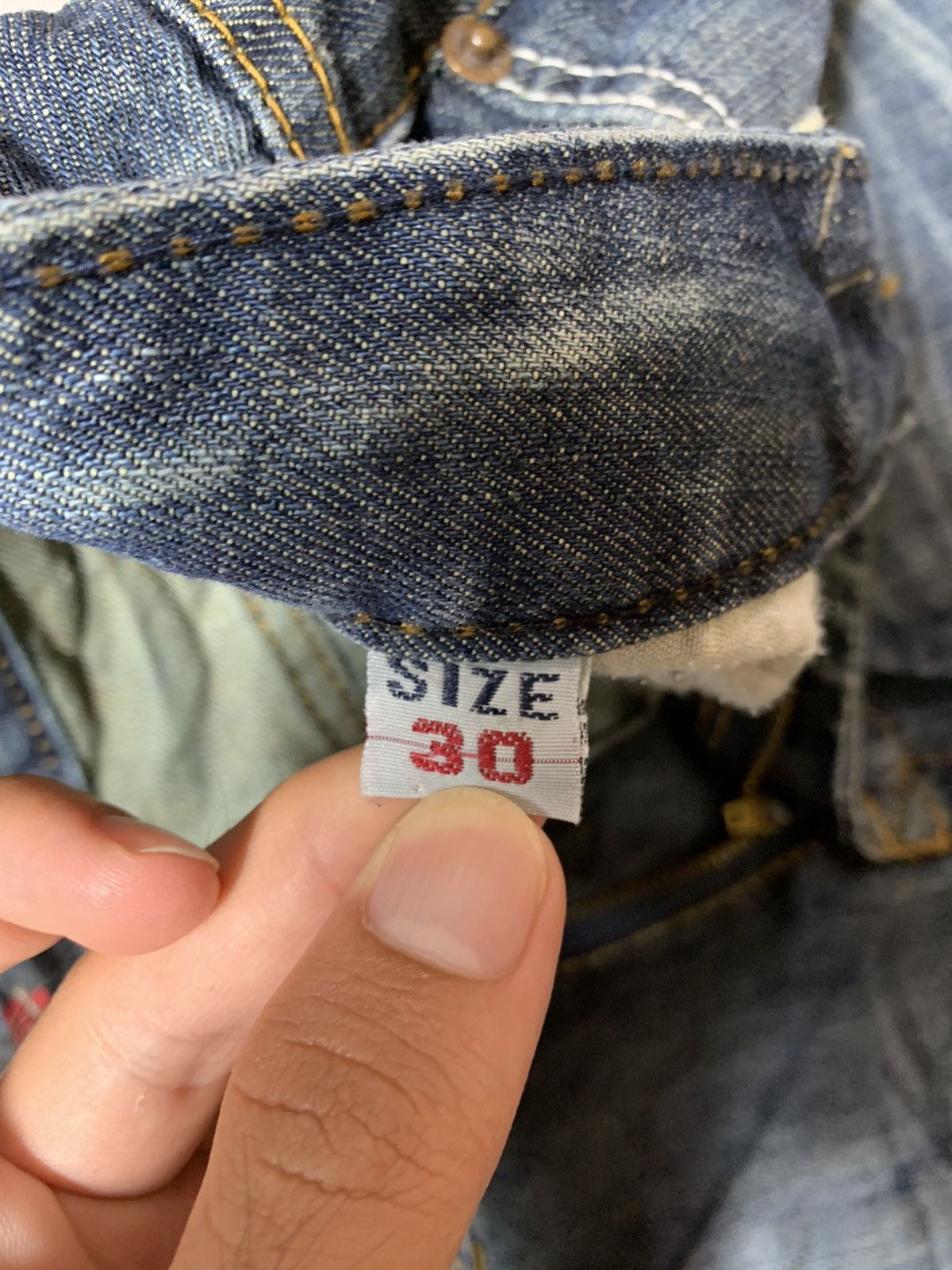 If Six Was Nine 💥BINDING OFFER💥Flared Jeans Lavine Distressed Denim Low Rise Size US 30 / EU 46 - 7 Thumbnail
