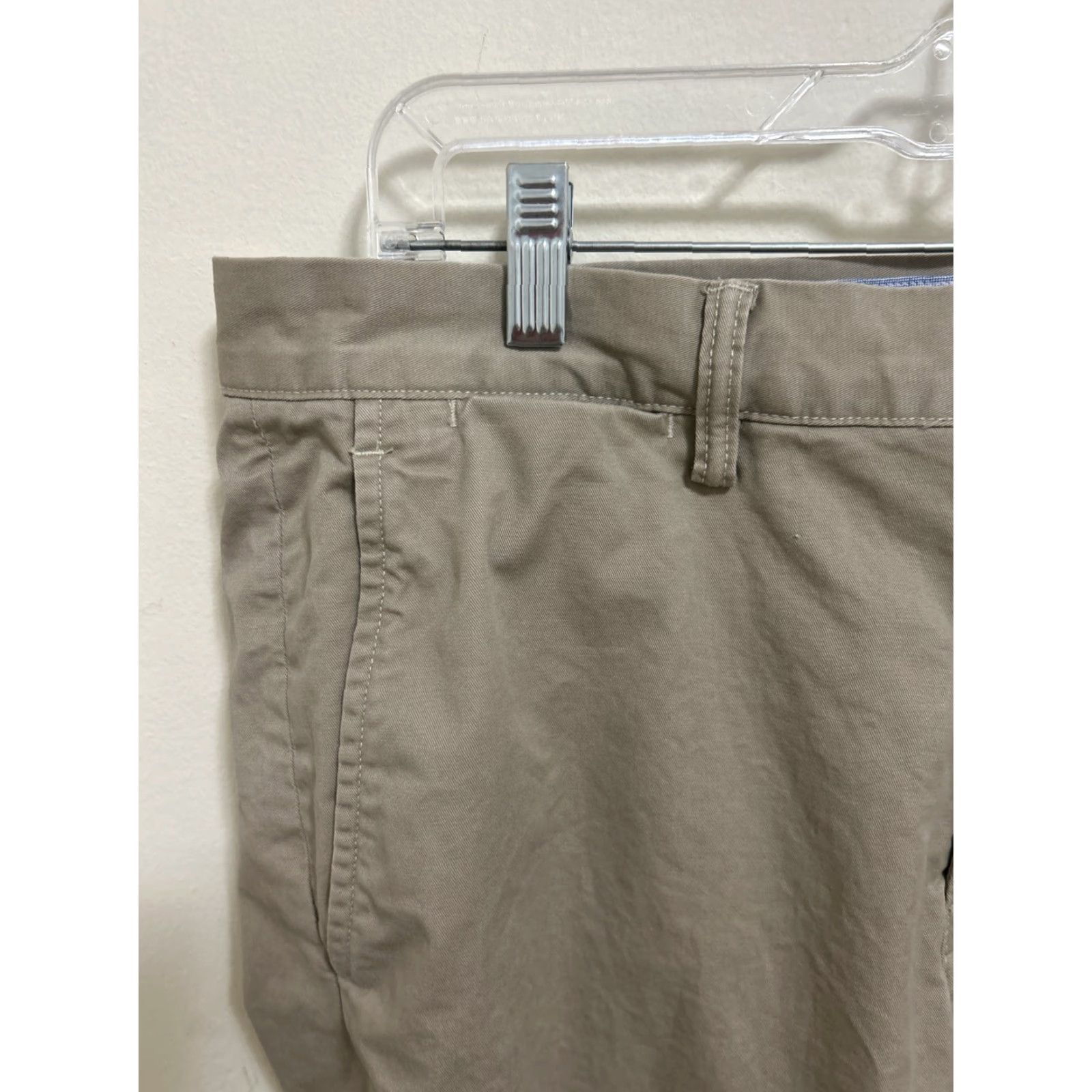 Polo Ralph Lauren Polo Ralph Lauren Mens Pants 34x32 Beige Stretch Straight Fit Cotton Twill Chino Size US S / EU 44-46 / 1 - 4 Thumbnail