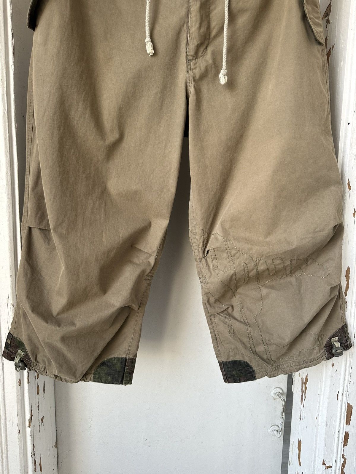 Japanese Brand × Vintage Vintage Maharishi Style Khaki Logo Breeches Size US 32 / EU 48 - 6 Thumbnail