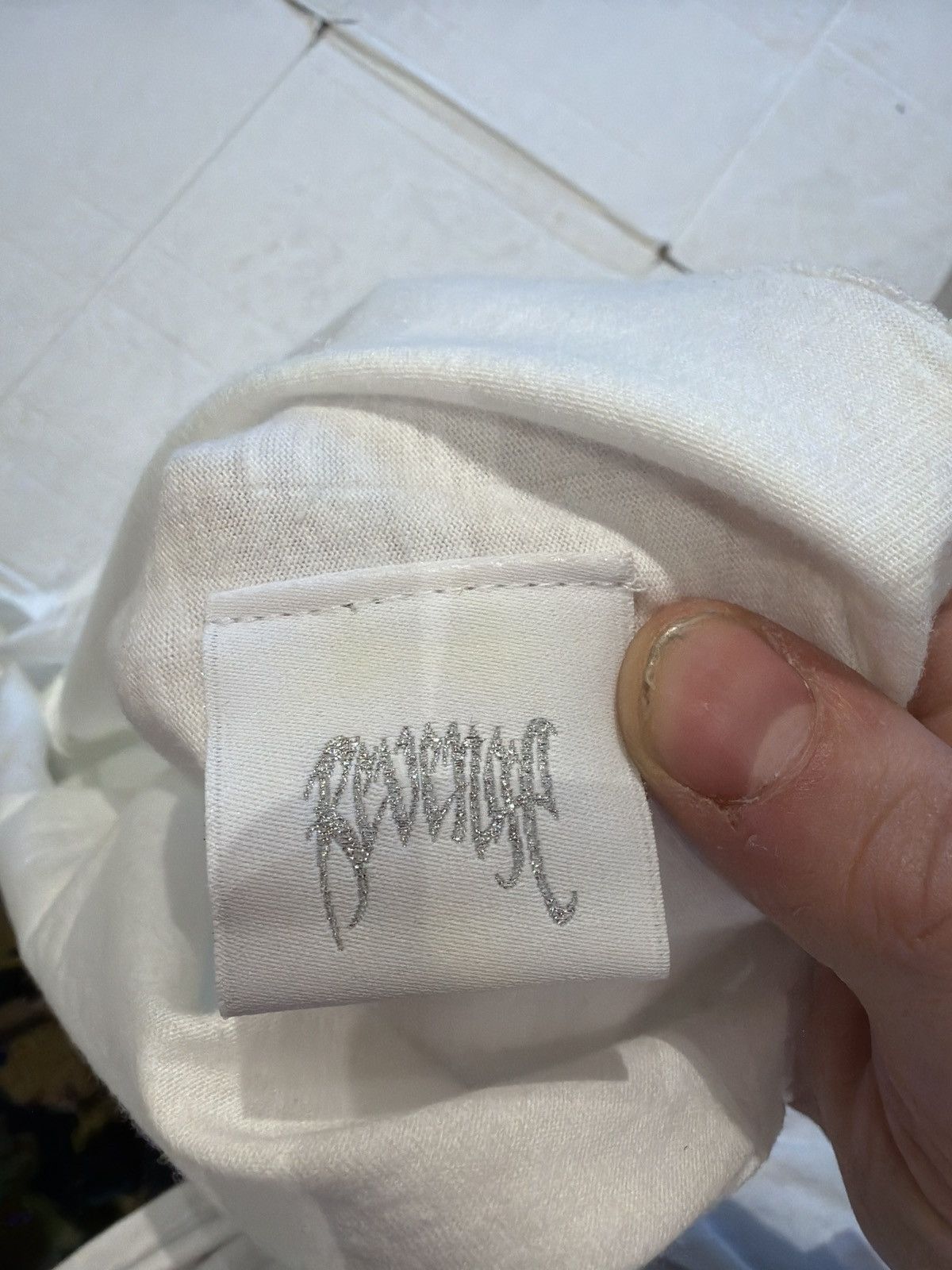 Revenge Revenge playboy white t shirt Size US L / EU 52-54 / 3 - 4 Thumbnail