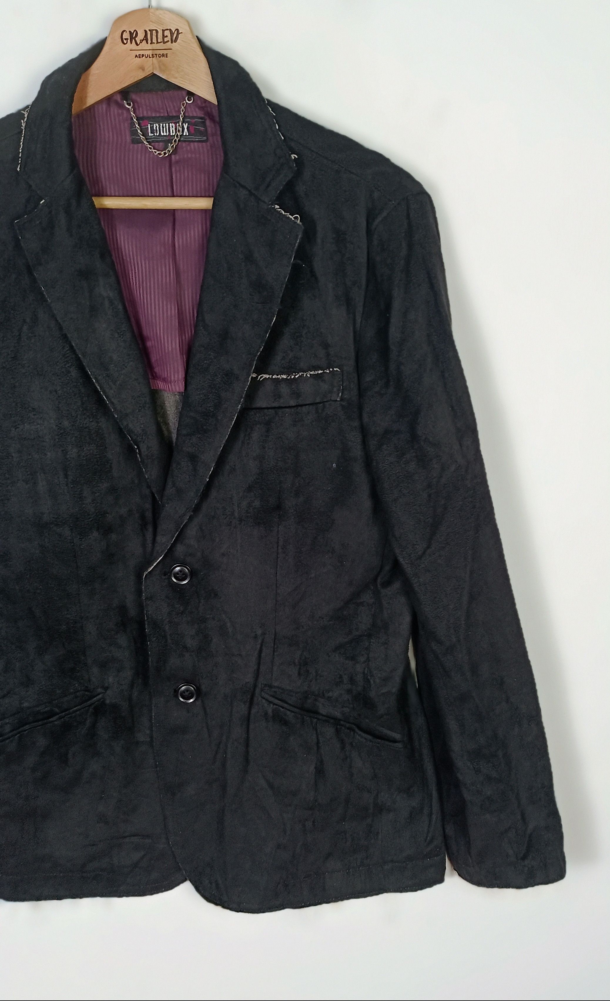 LOWBOX Low Box Suede Blazer ifsixwasnine lgb style Size US M / EU 48-50 / 2 - 5 Thumbnail